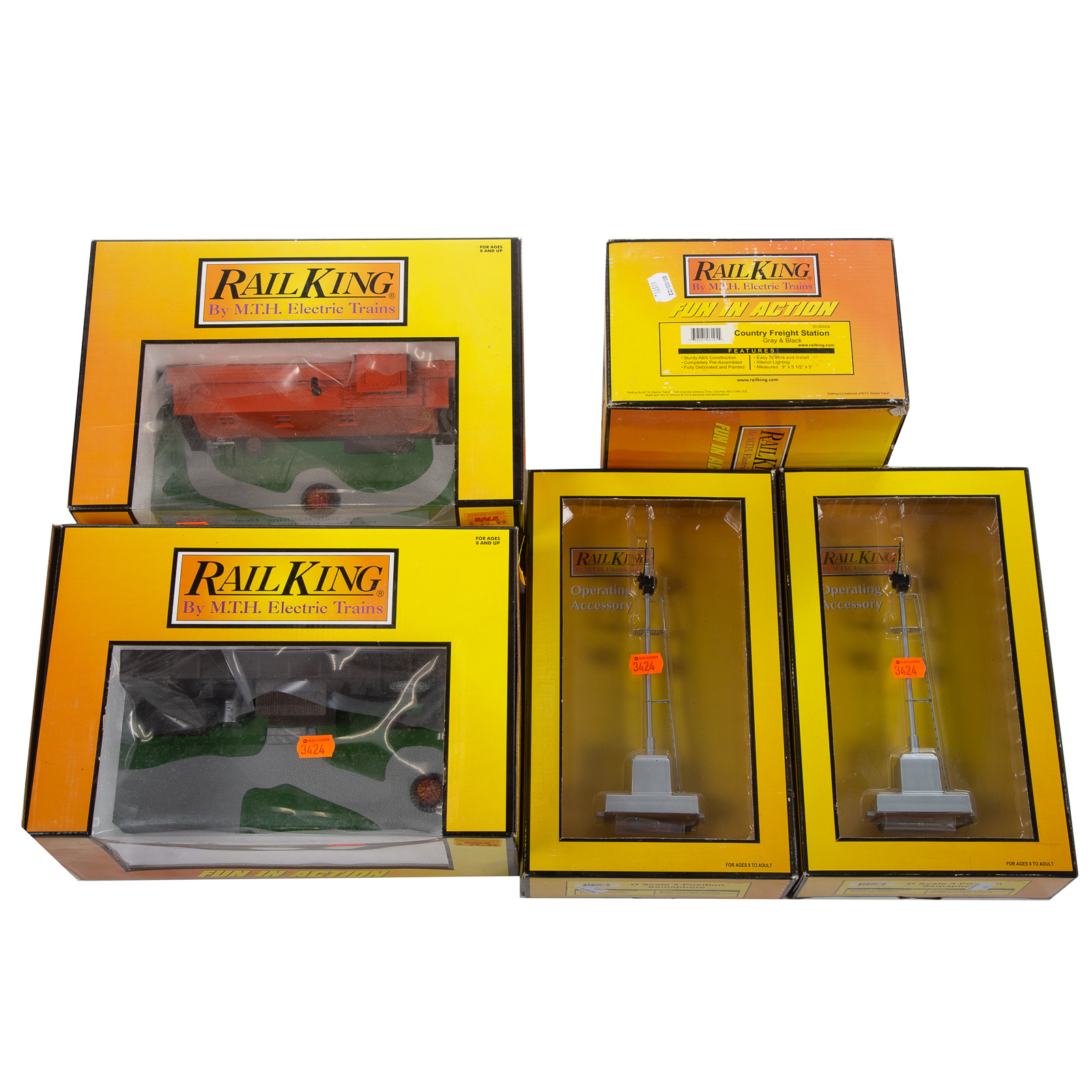 FIVE RAIL KING ACCESSORIES Including