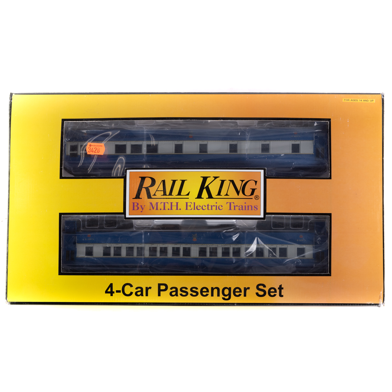 RAIL KING FOUR CAR PASSENGER SET 36a191