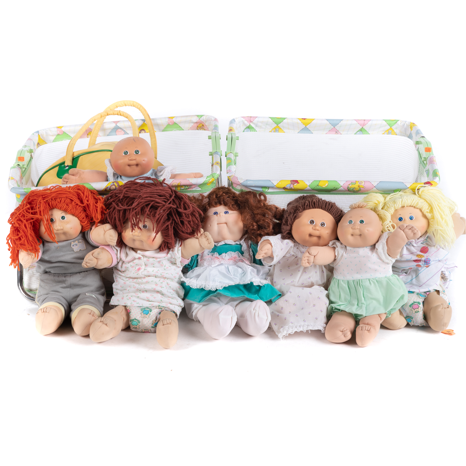 SEVEN CABBAGE PATCH KIDS & ACCESSORIES