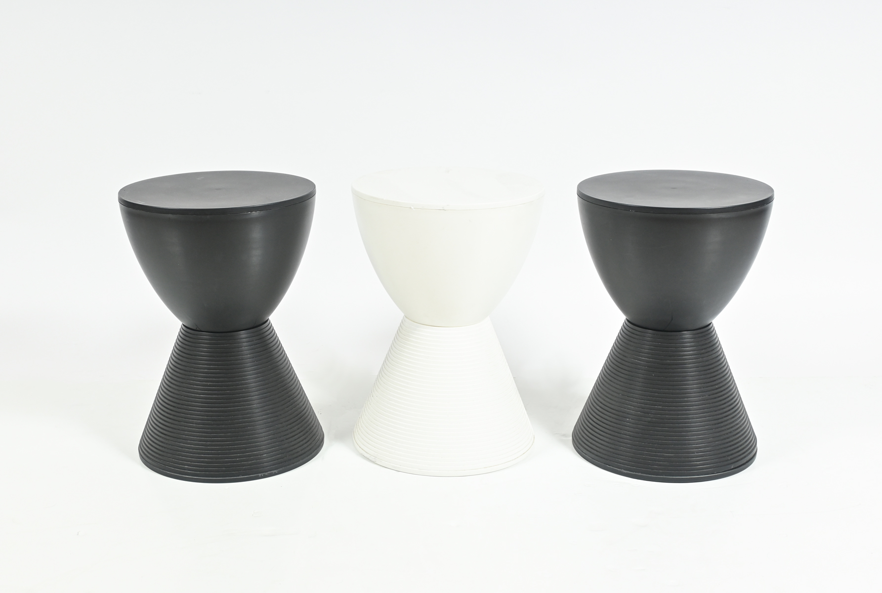 3 PHILIPPE STARCK STYLE HOURGLASS