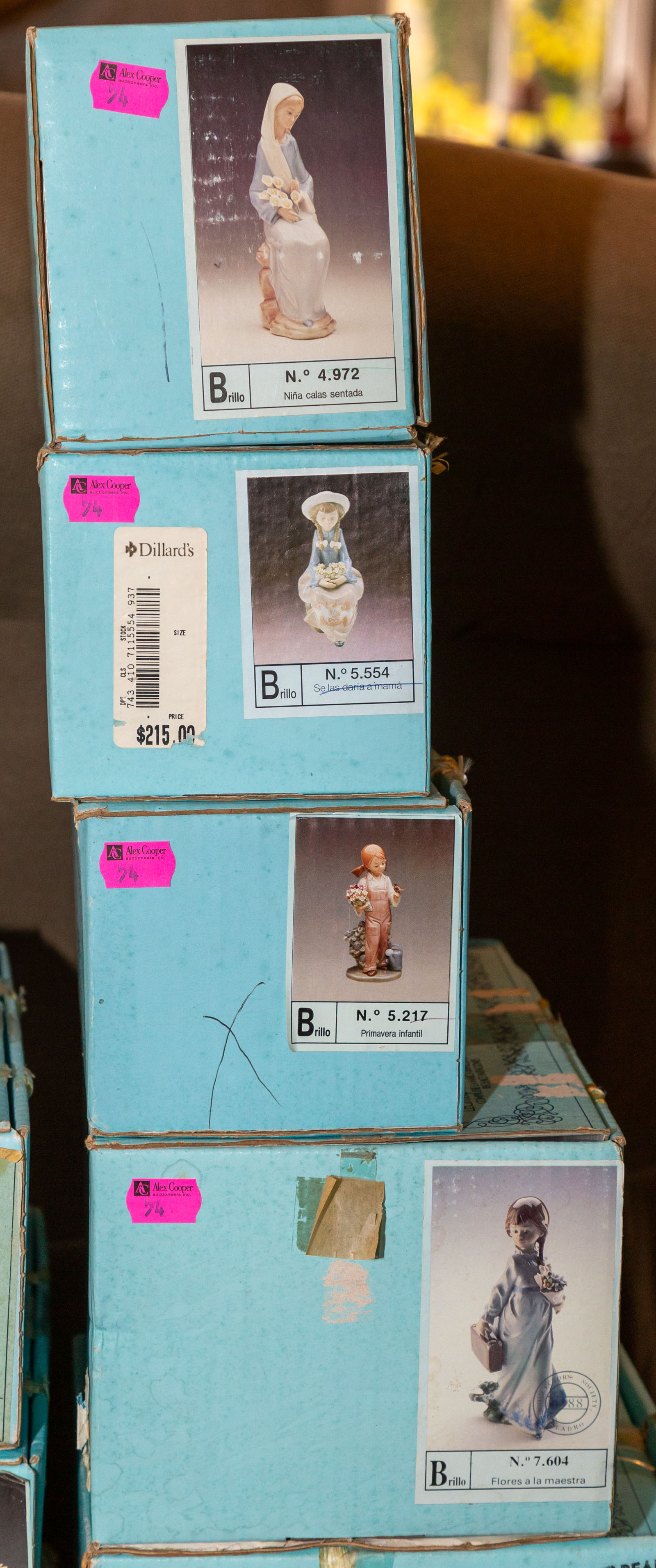 FOUR LLADRO FIGURES OF GIRLS WITH