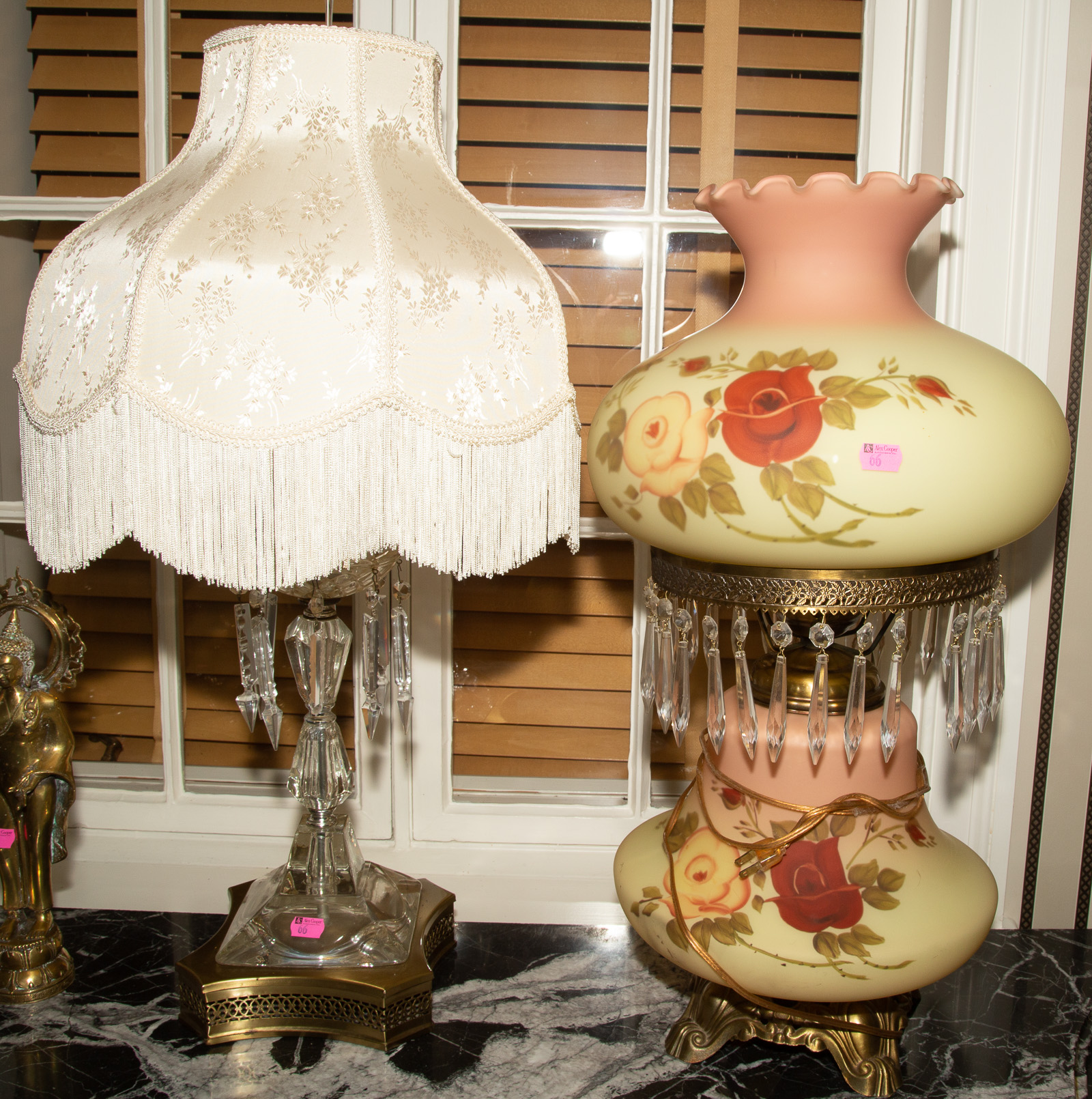 TWO VICTORIAN INSPIRED TABLE LAMPS 36a26a