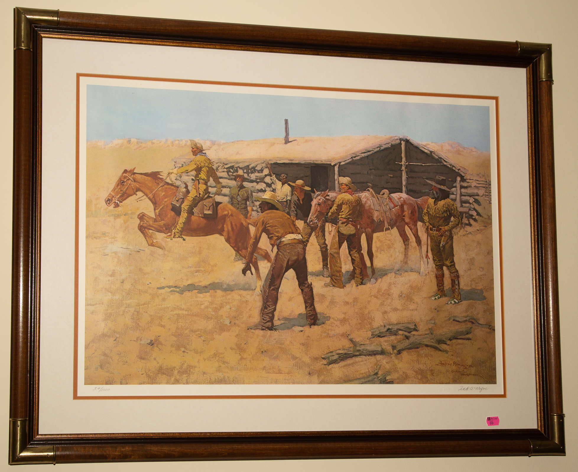 AFTER FREDERIC REMINGTON ENGRAVING 36a288