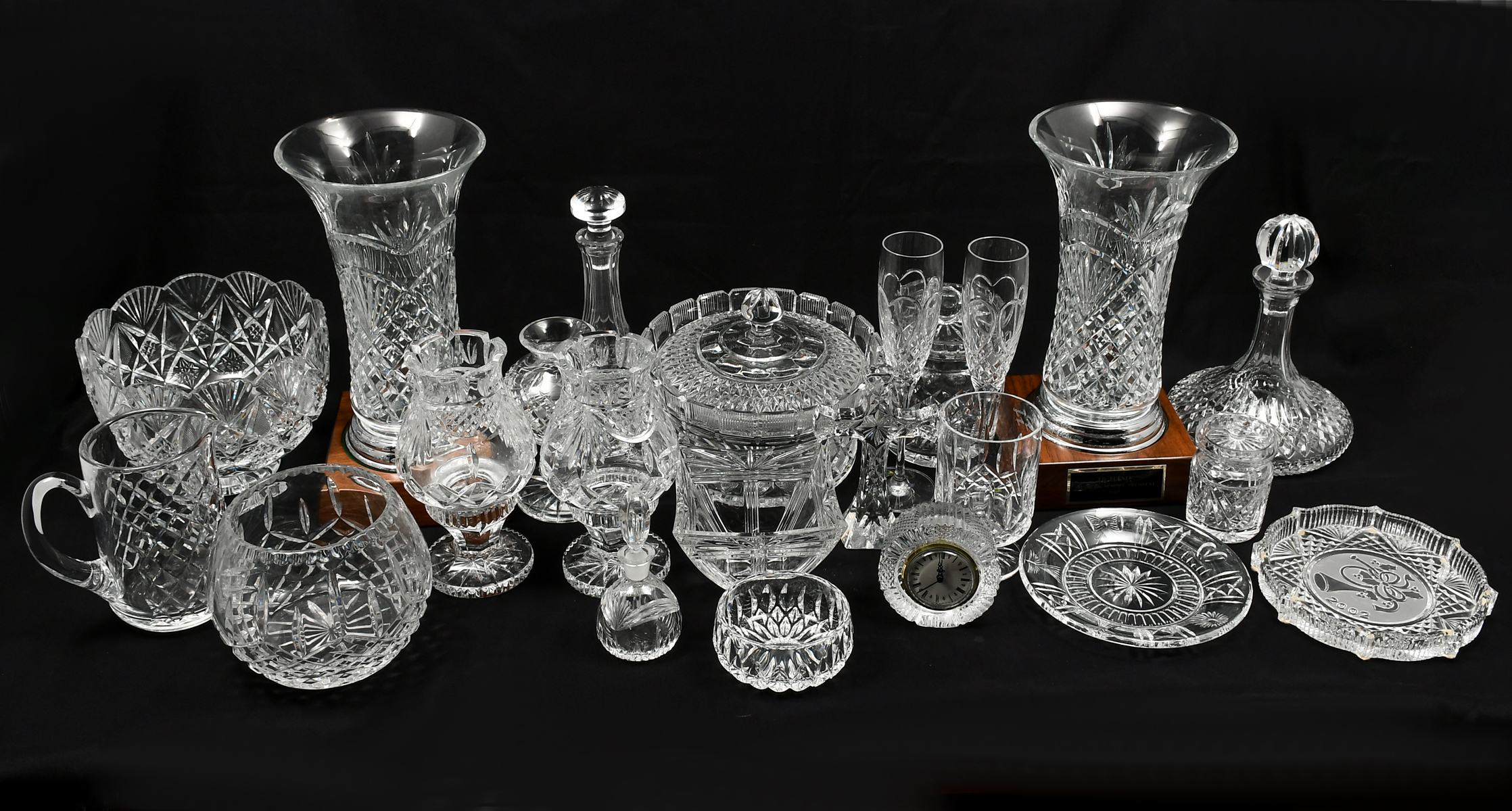 21 PC WATERFORD CRYSTAL COLLECITON  36a2a5