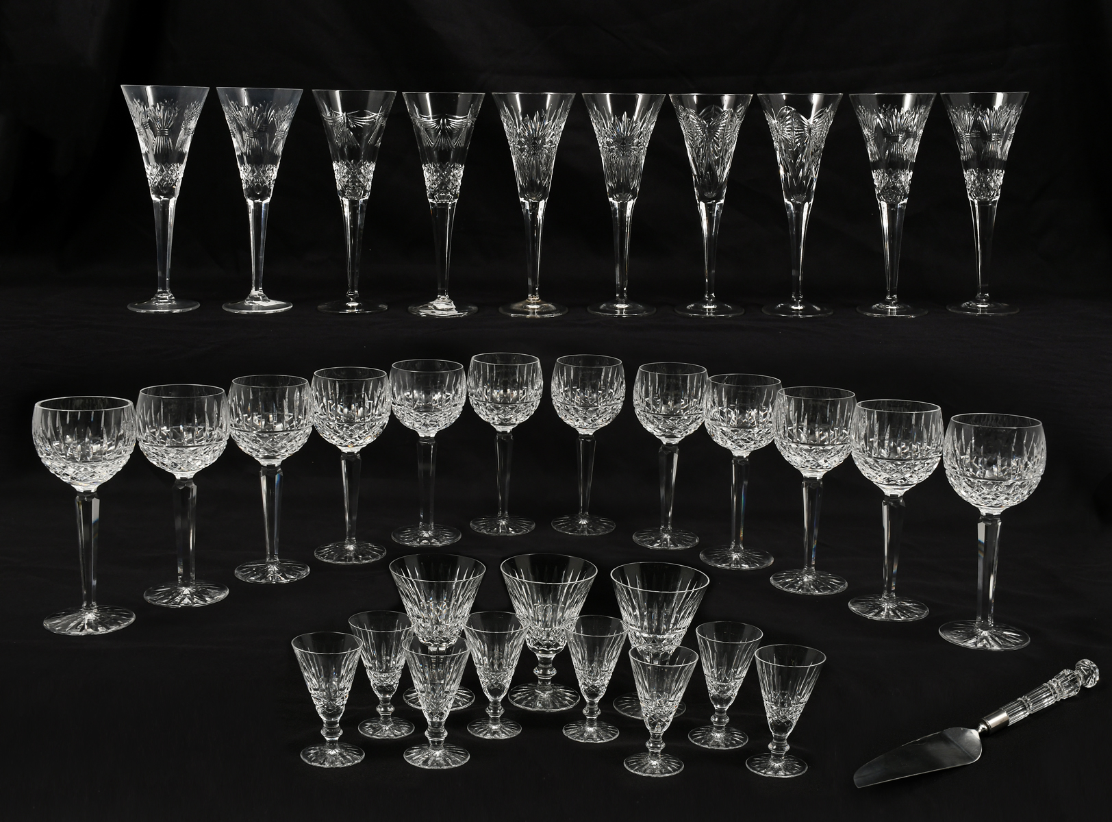 34 PC WATERFORD CRYSTAL COLLECTION  36a2bb
