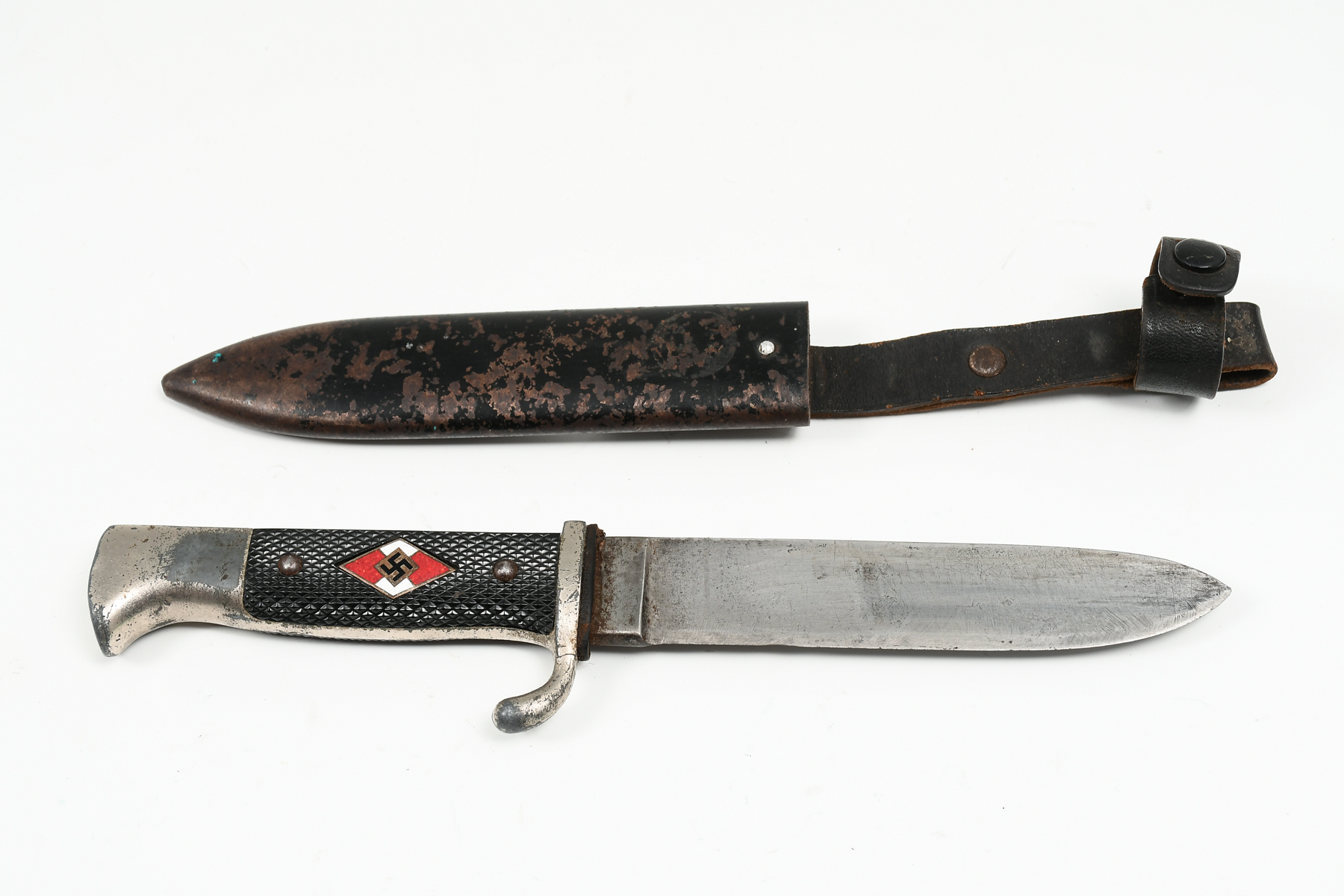 GERMAN NAZI KNIFE WITH SHEATH: Blade