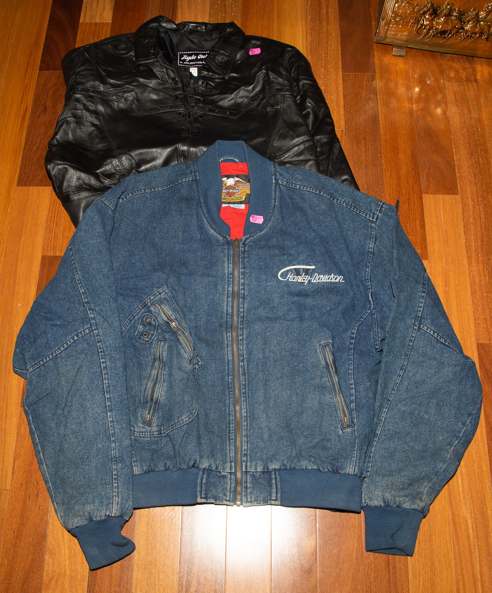 TWO MEN'S JACKETS INCLUDING HARLEY