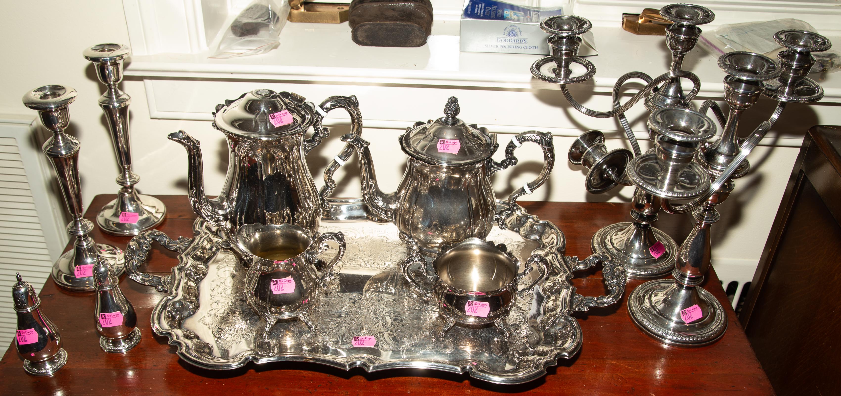 ASSORTED SILVER & SILVER PLATED
