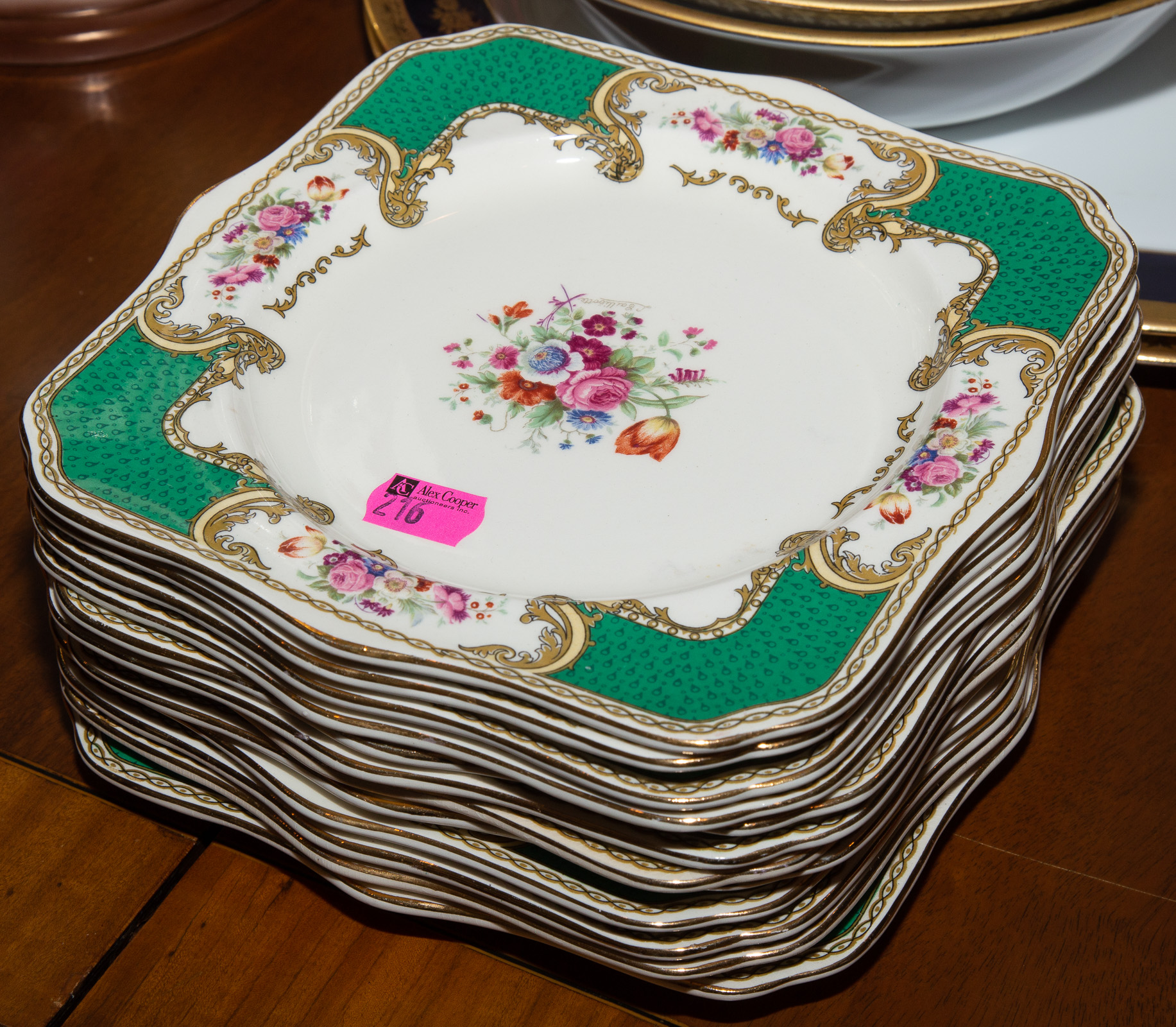12 STAFFORDSHIRE PLATES Including