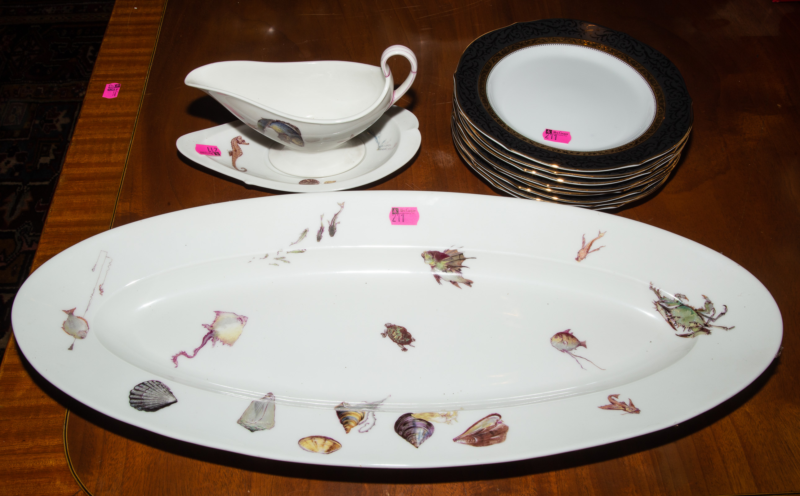 ASSORTED LIMOGES & NORITAKE ITEMS