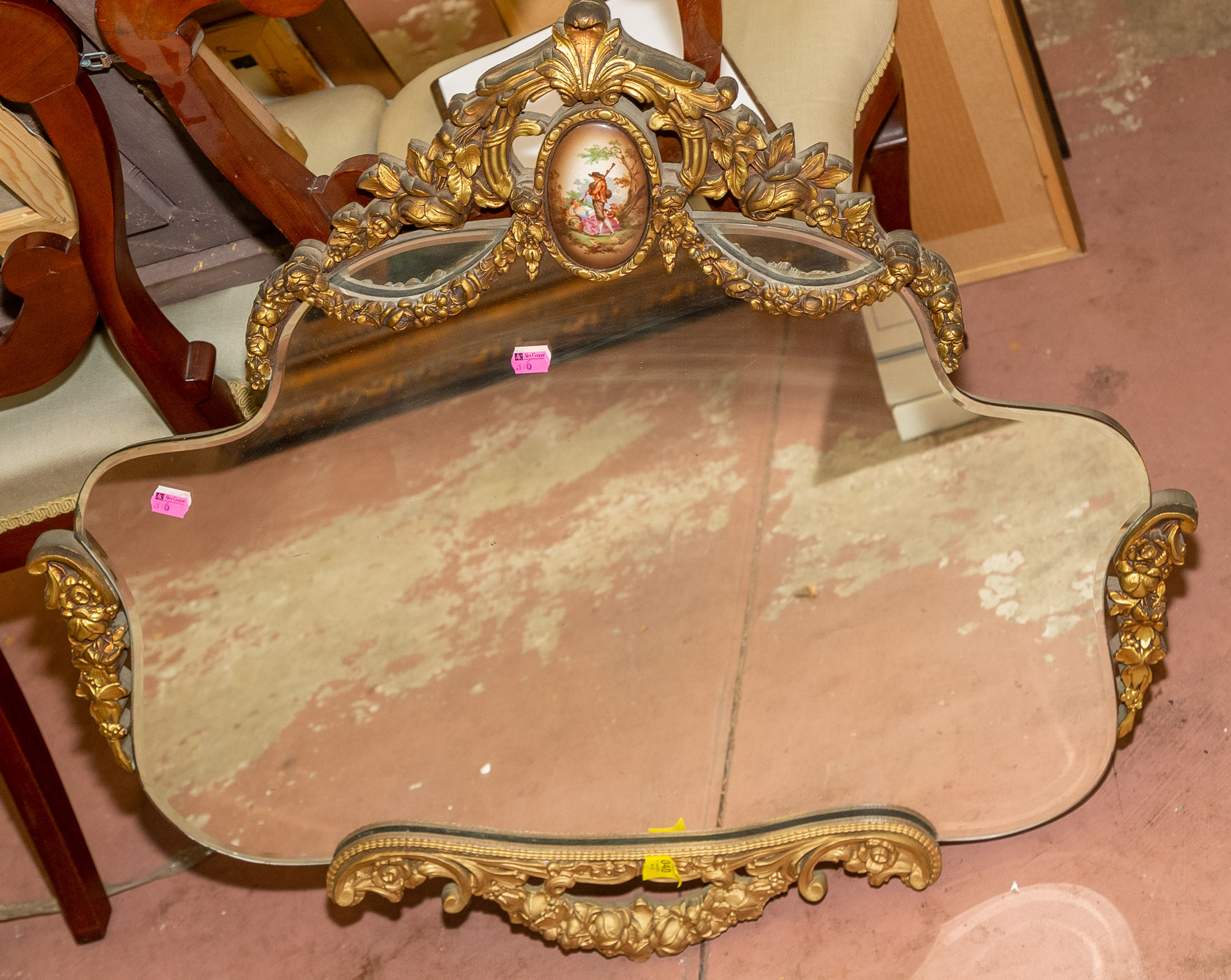 LOUIS XV-STYLE MIRROR 28 1/2 in.