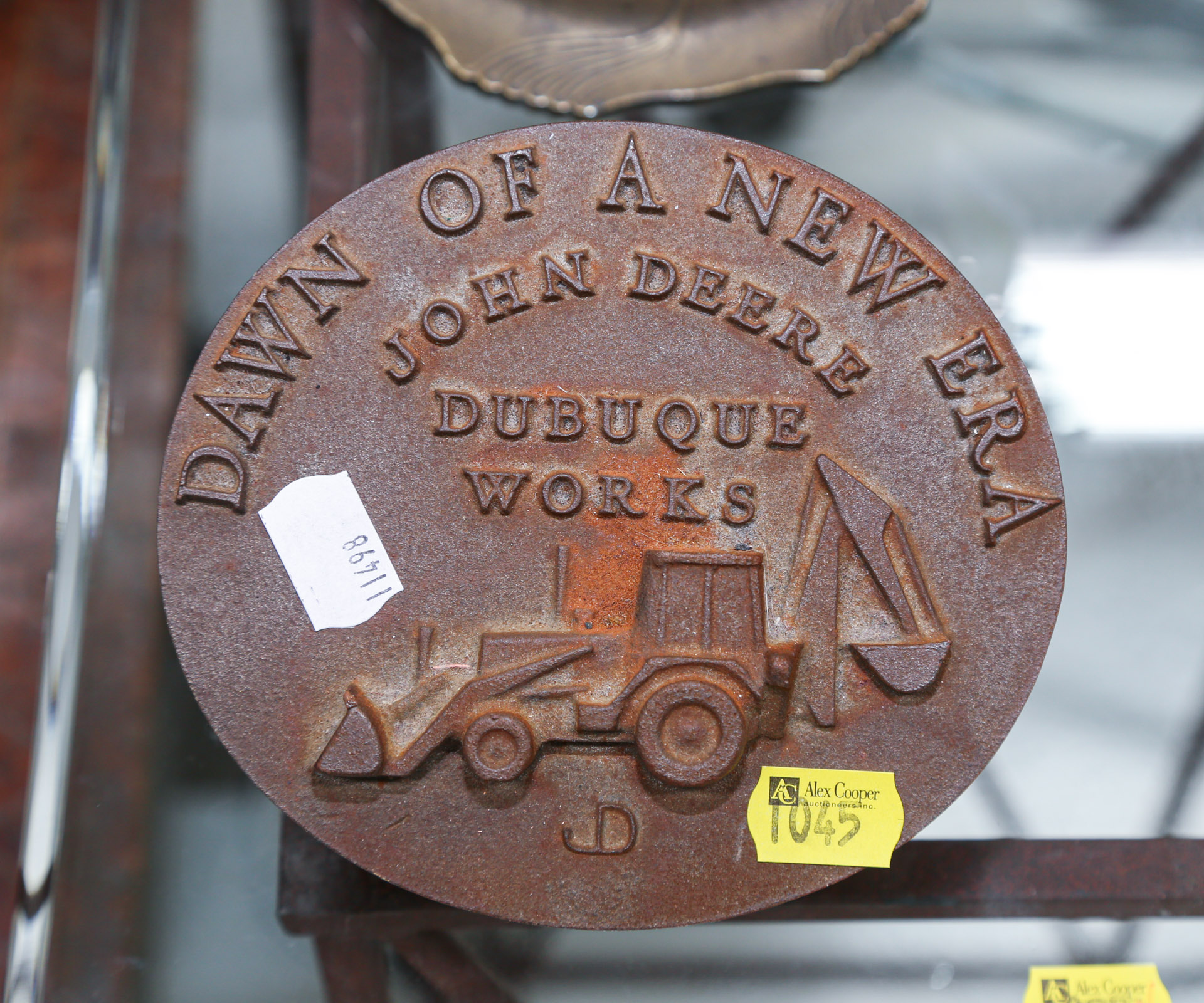 CAST IRON JOHN DEERE PAPERWEIGHT