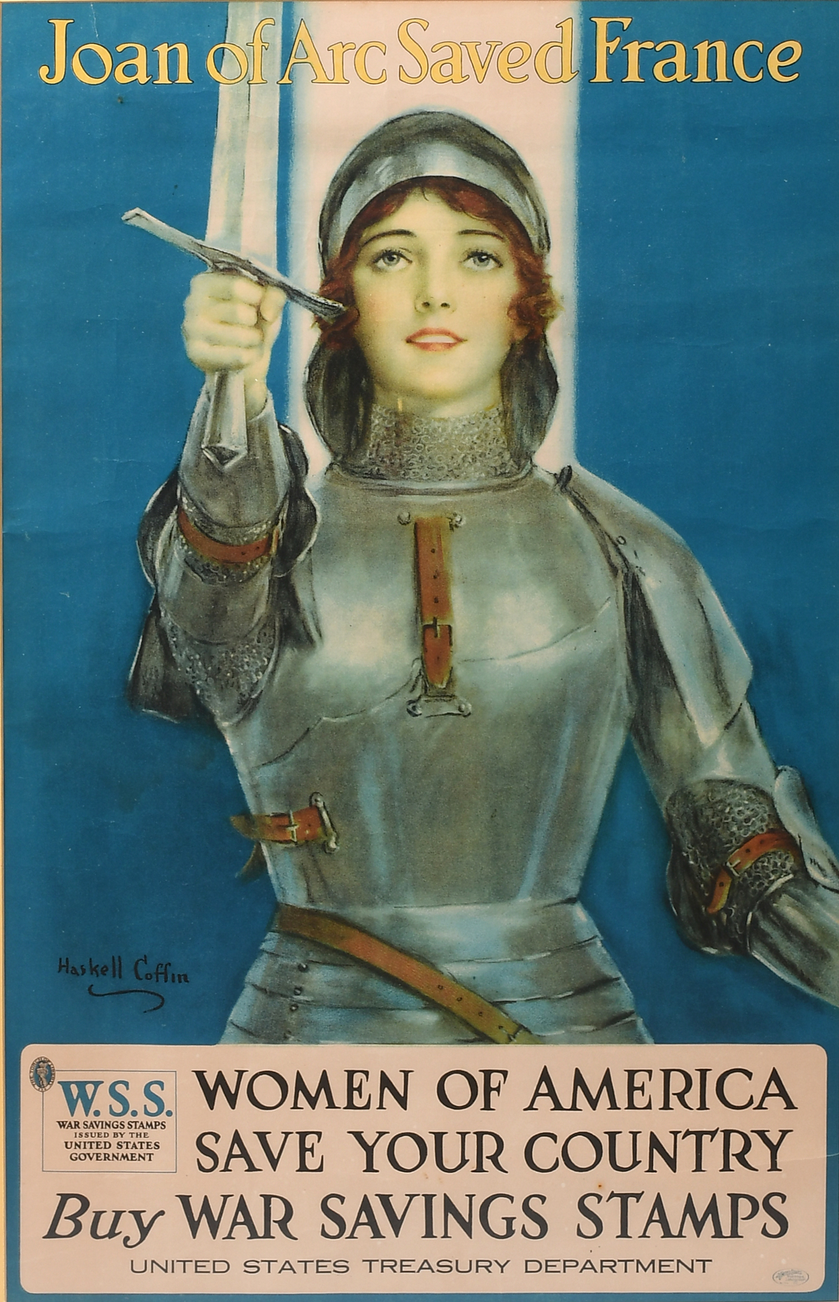 JOAN OF ARC WAR BOND POSTER: Original