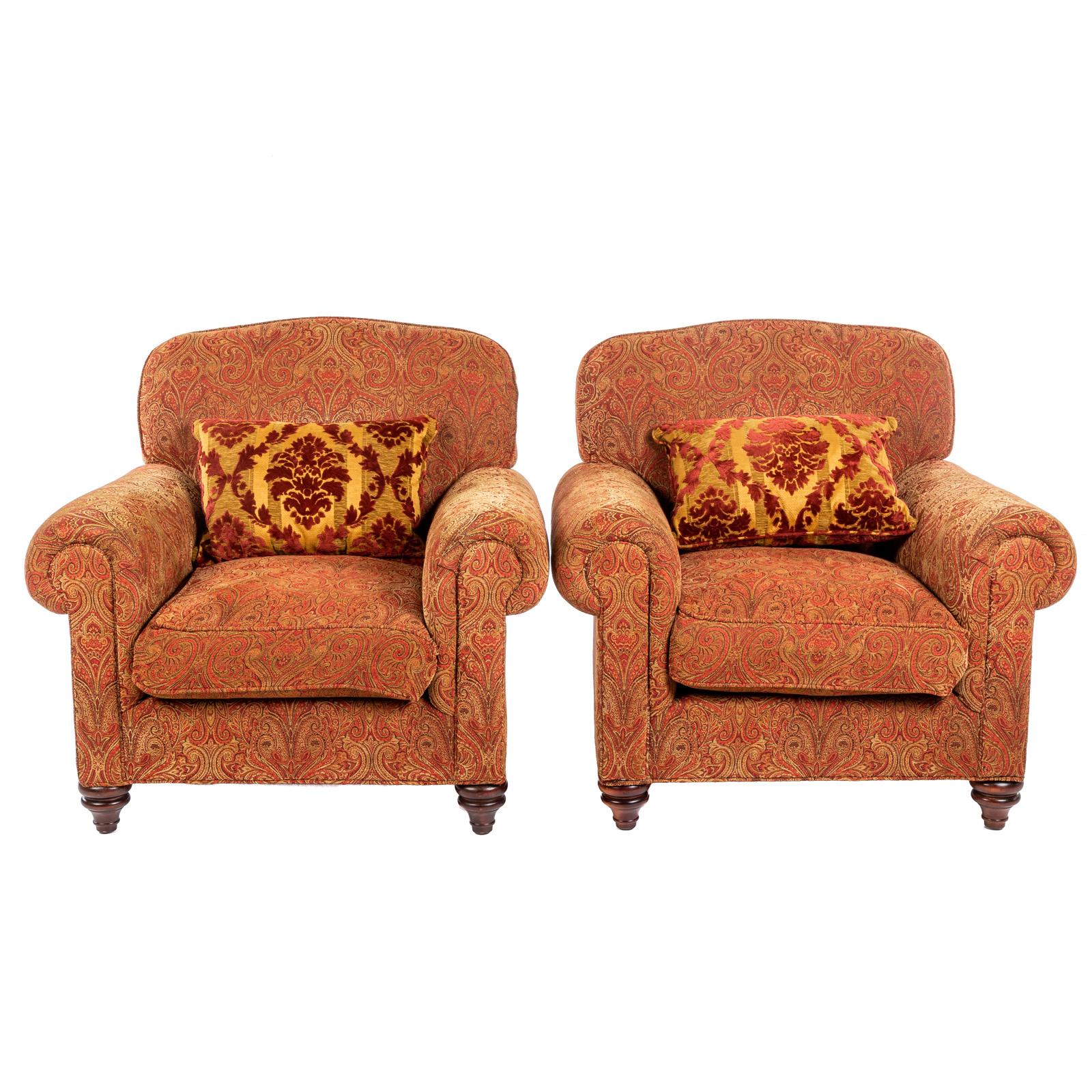 A PAIR OF CONTEMPORARY UPHOLSTERED 36a4aa