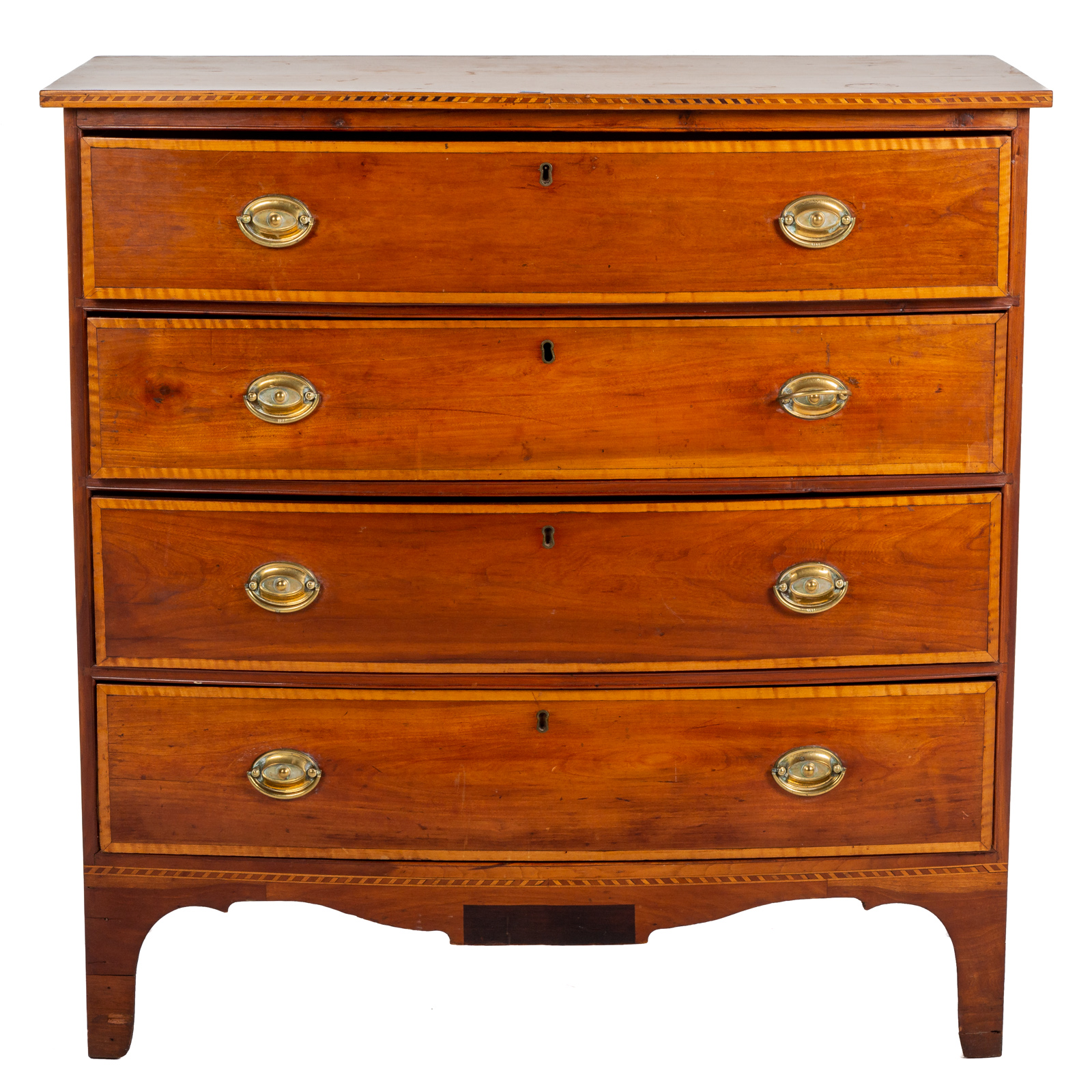 FEDERAL MAHOGANY CHEST OF DRAWERS 36a4cd