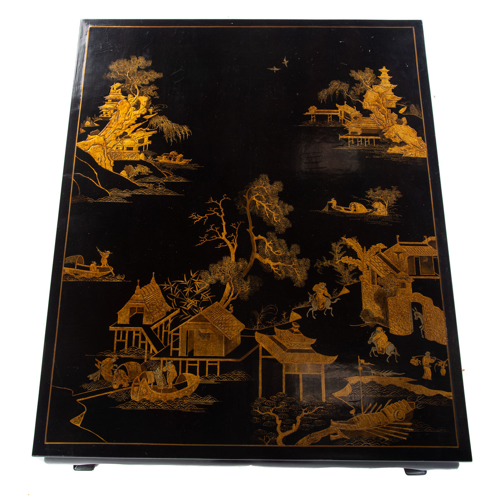 EDWARDIAN JAPANNED CHINOISERIE 36a509