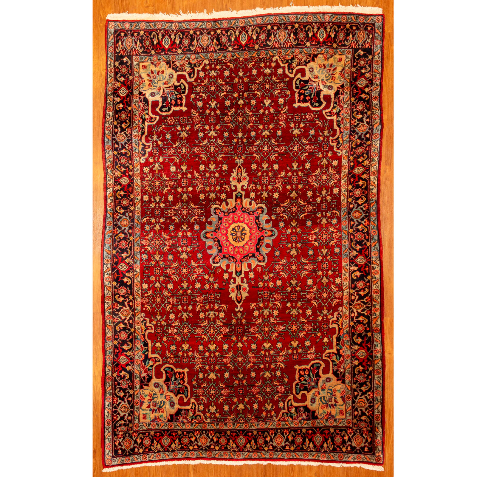 ANTIQUE BIJAR RUG PERSIA 4 5 36a533