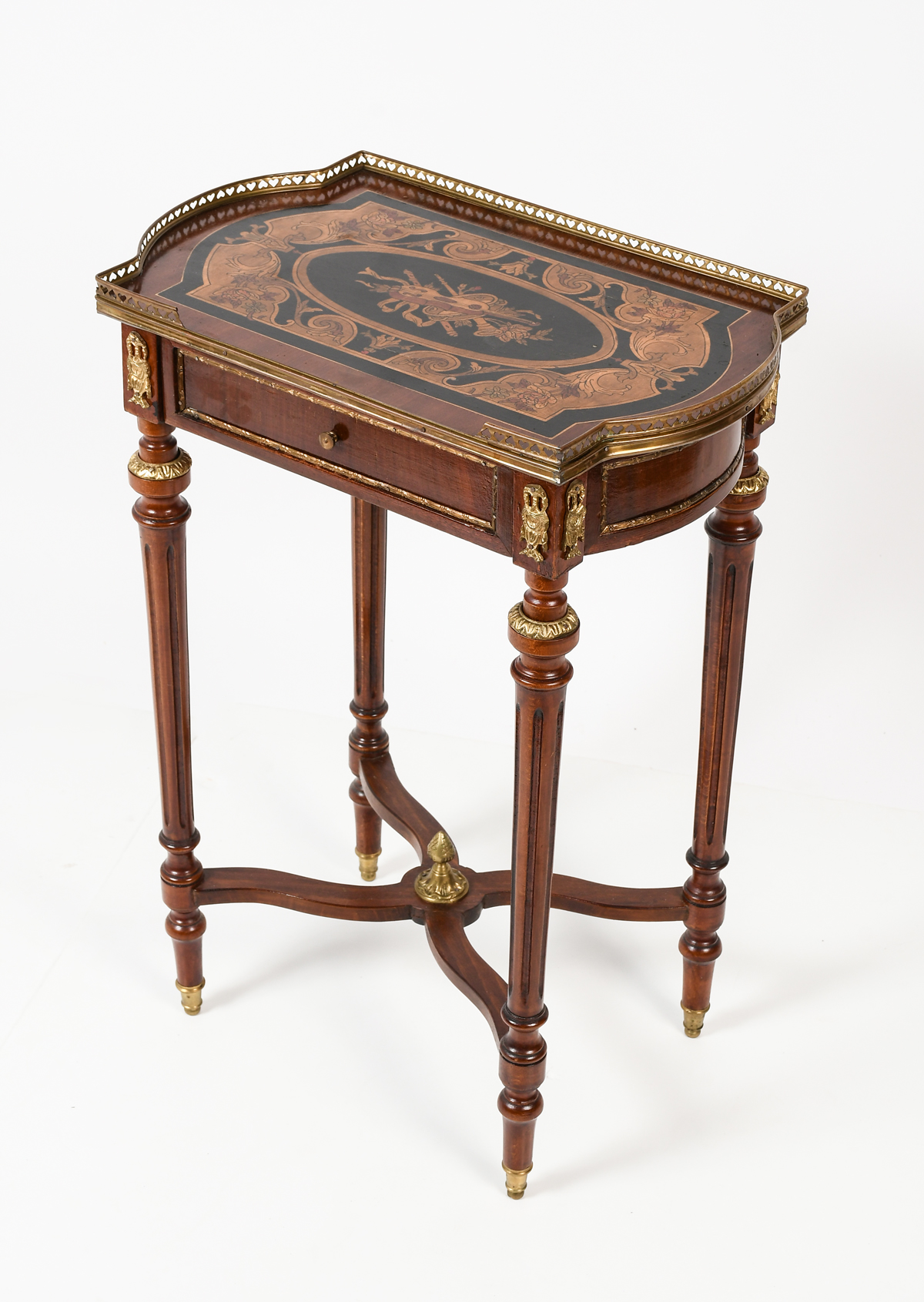 INLAID ITALIAN SIDE TABLE: Gallery