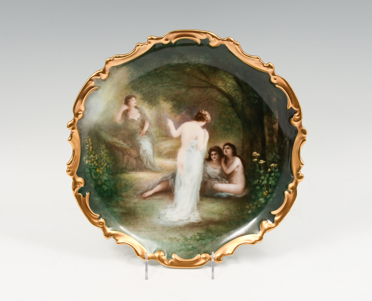 FRENCH SEVRES PAINTED PORCELAIN