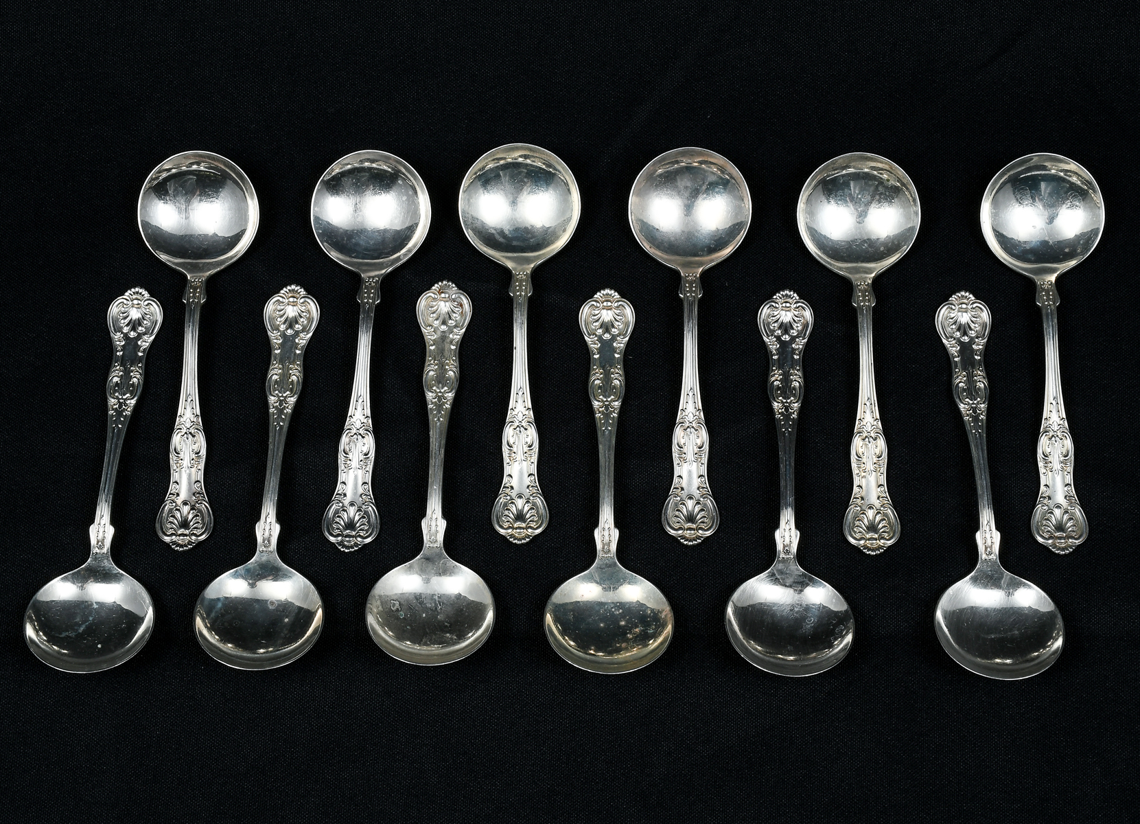 12 PC. STERLING R. WALLACE & SONS