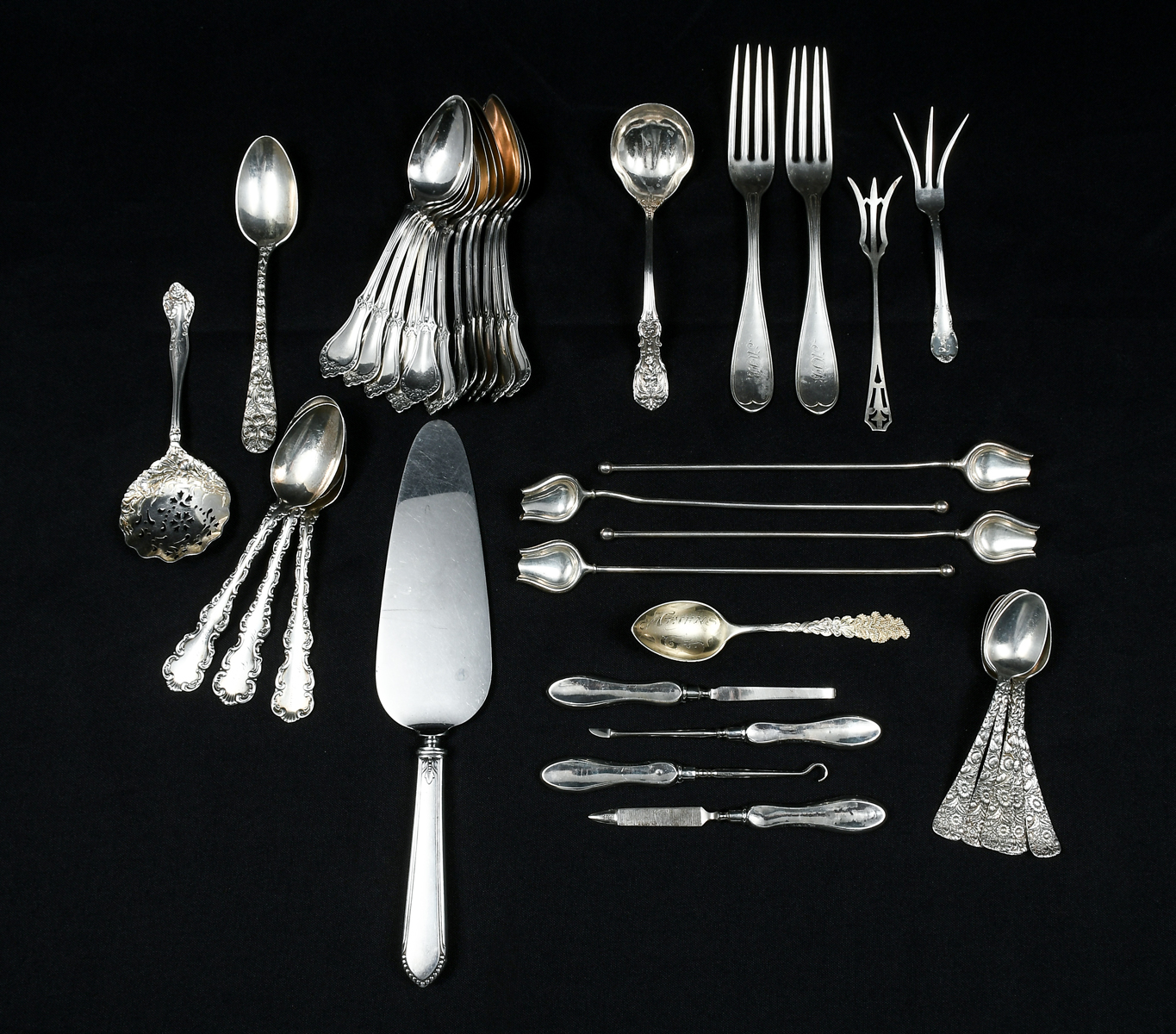 MISCELLANEOUS STERLING FLATWARE 36a5ae