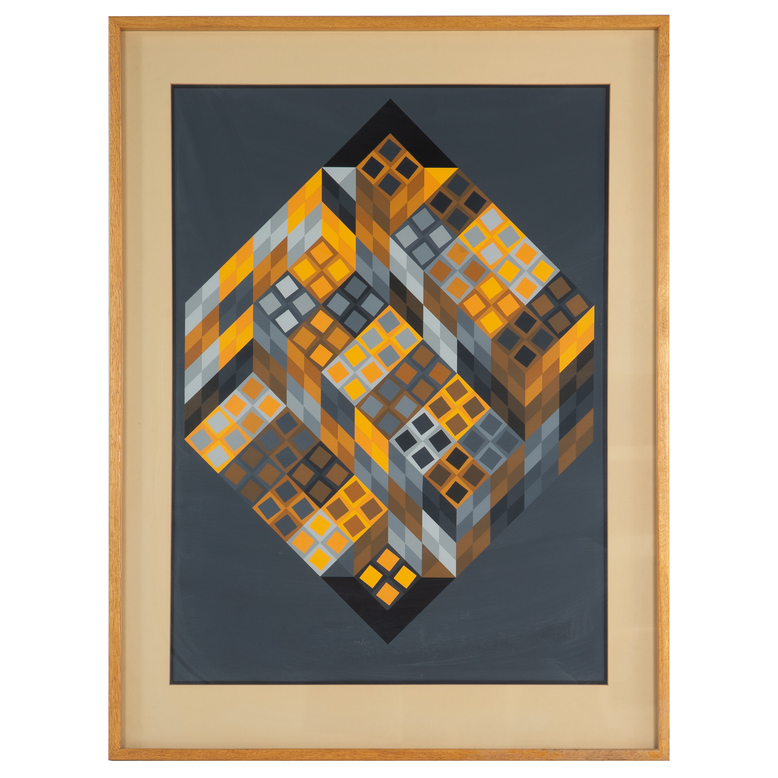 VICTOR VASARELY. UNTITLED, SERIGRAPH