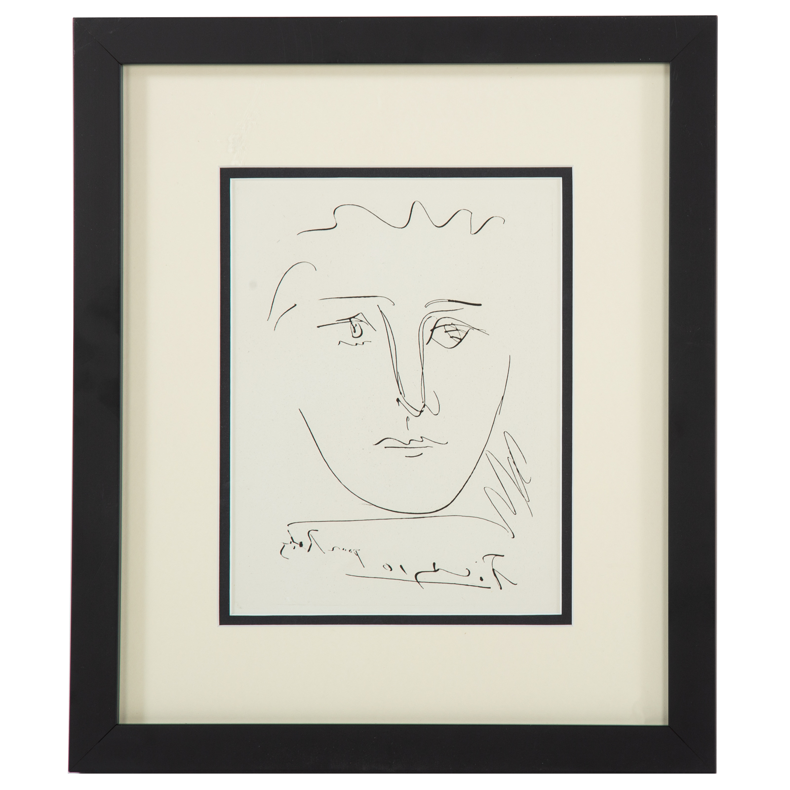 PABLO PICASSO. "POUR ROBY," ETCHING
