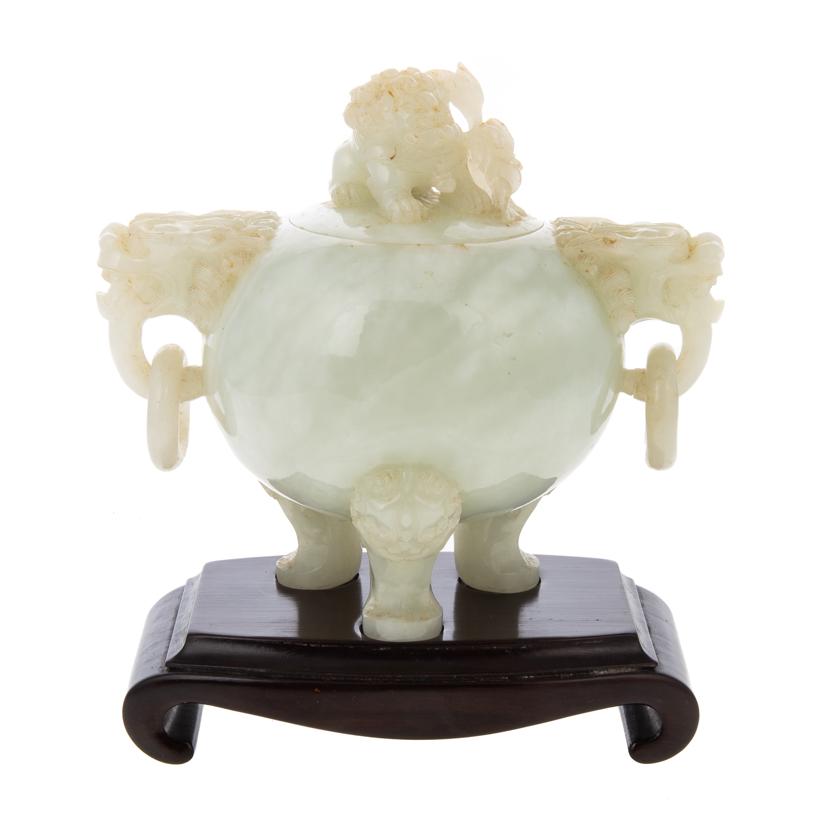 CHINESE CARVED JADE CENSER Yongzheng 36a617