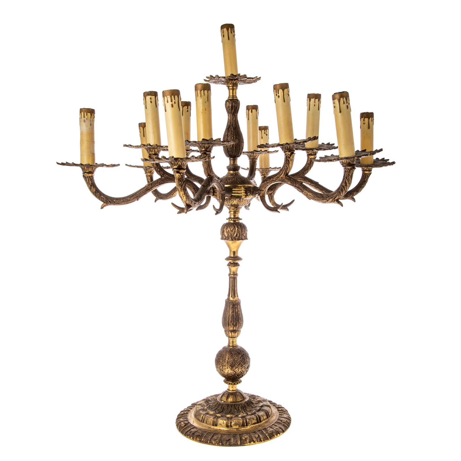 LOUIS XVI STYLE BRONZE CANDELABRUM 36a662