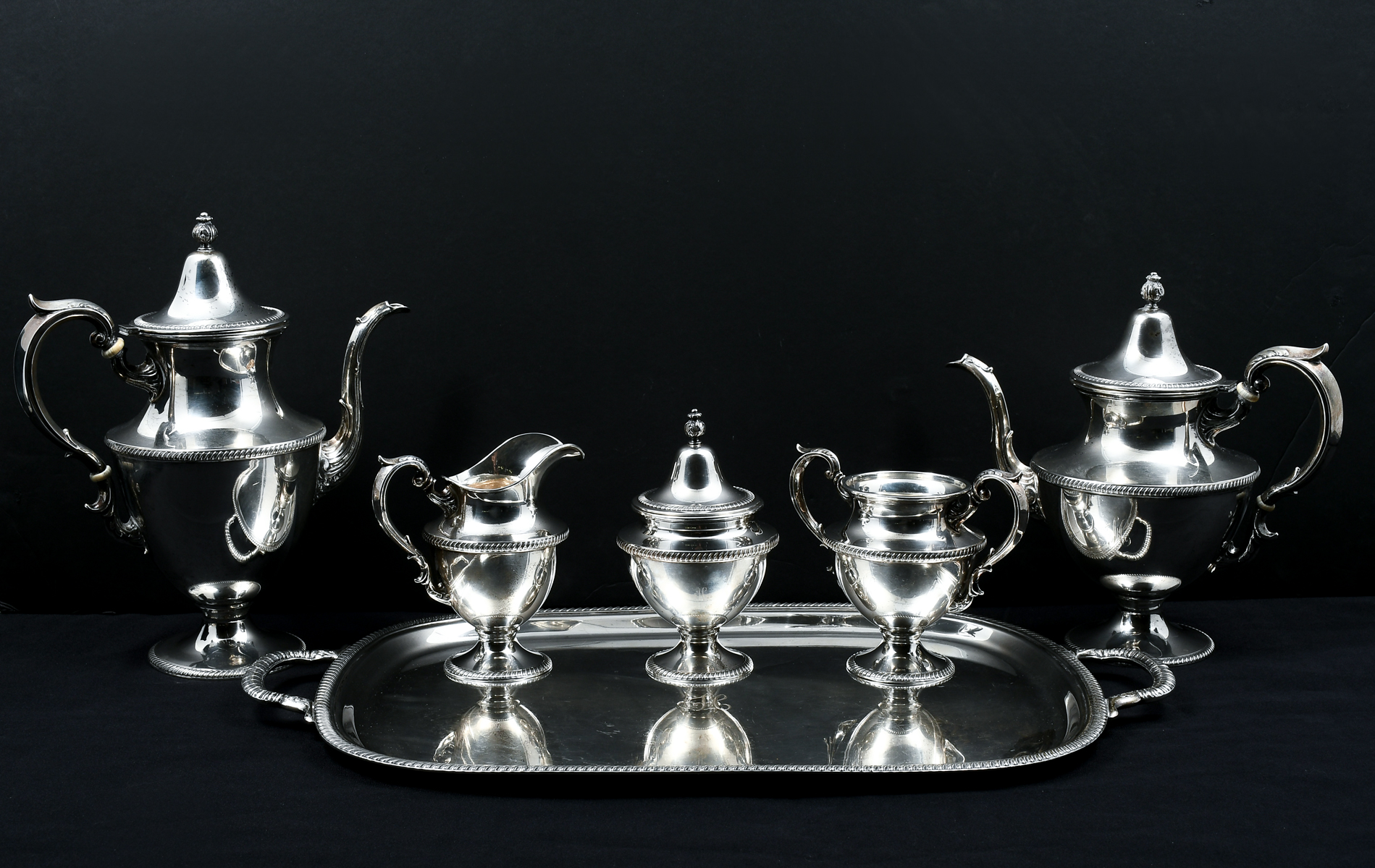 6 PC. FISHER STERLING SILVER TEA