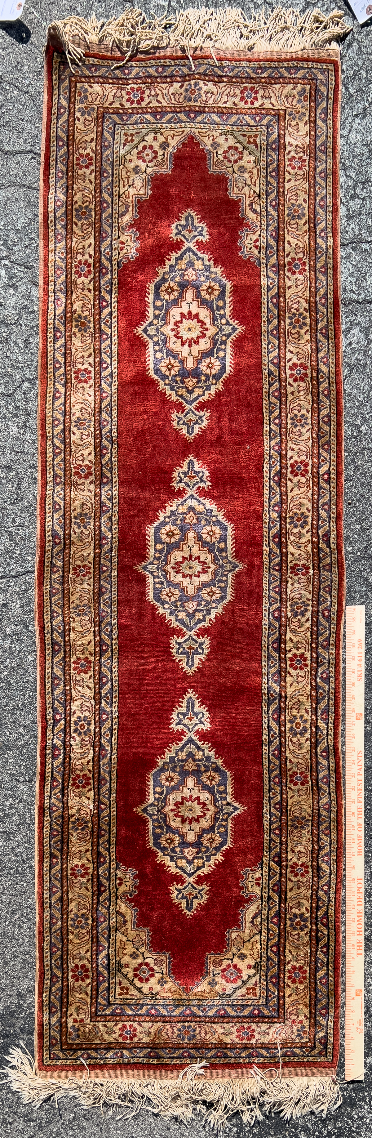 TURKISH HAND KNOTTED FAUX SILK(COTTON)