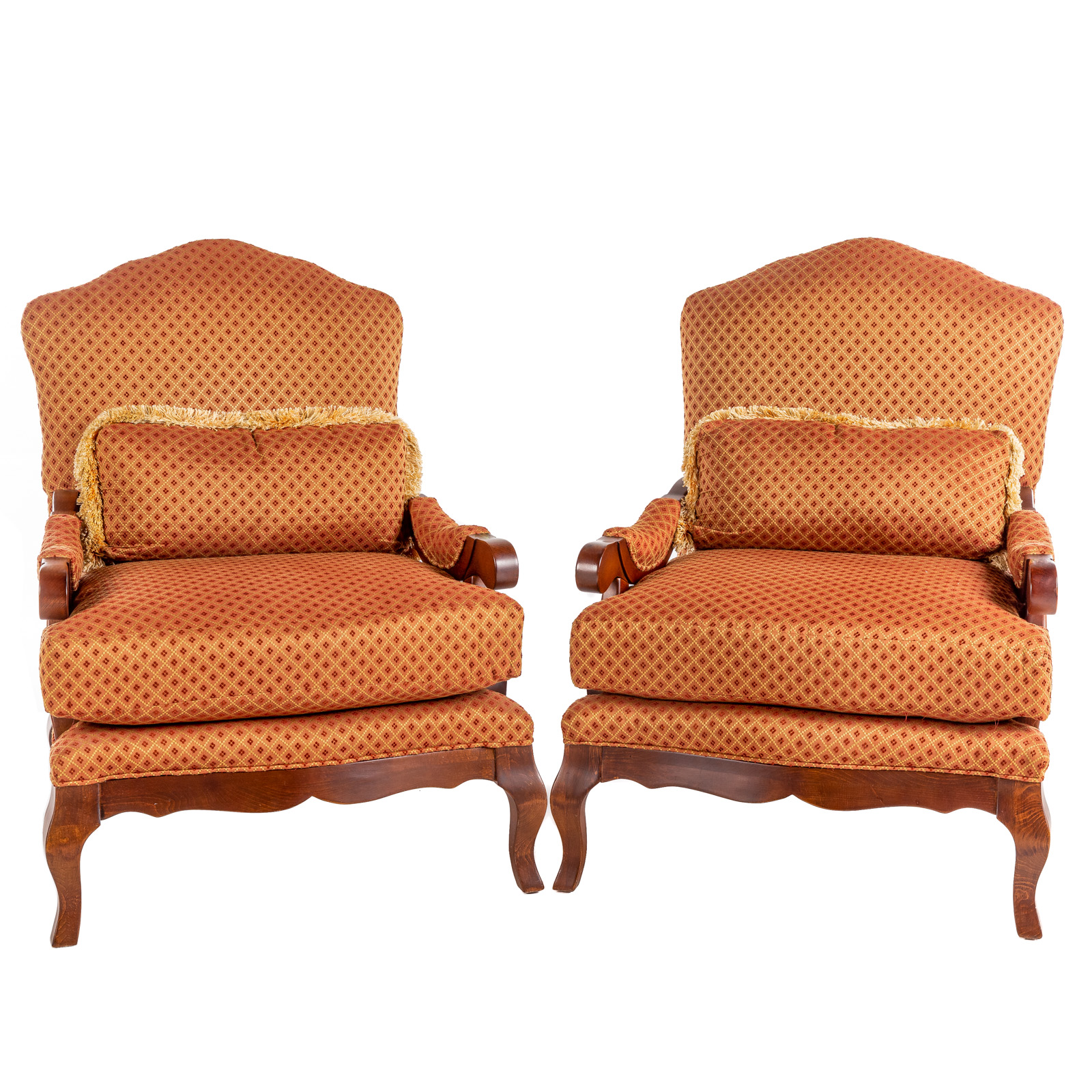 A PAIR OF FAIRFIELD UPHOLSTERED 36a725