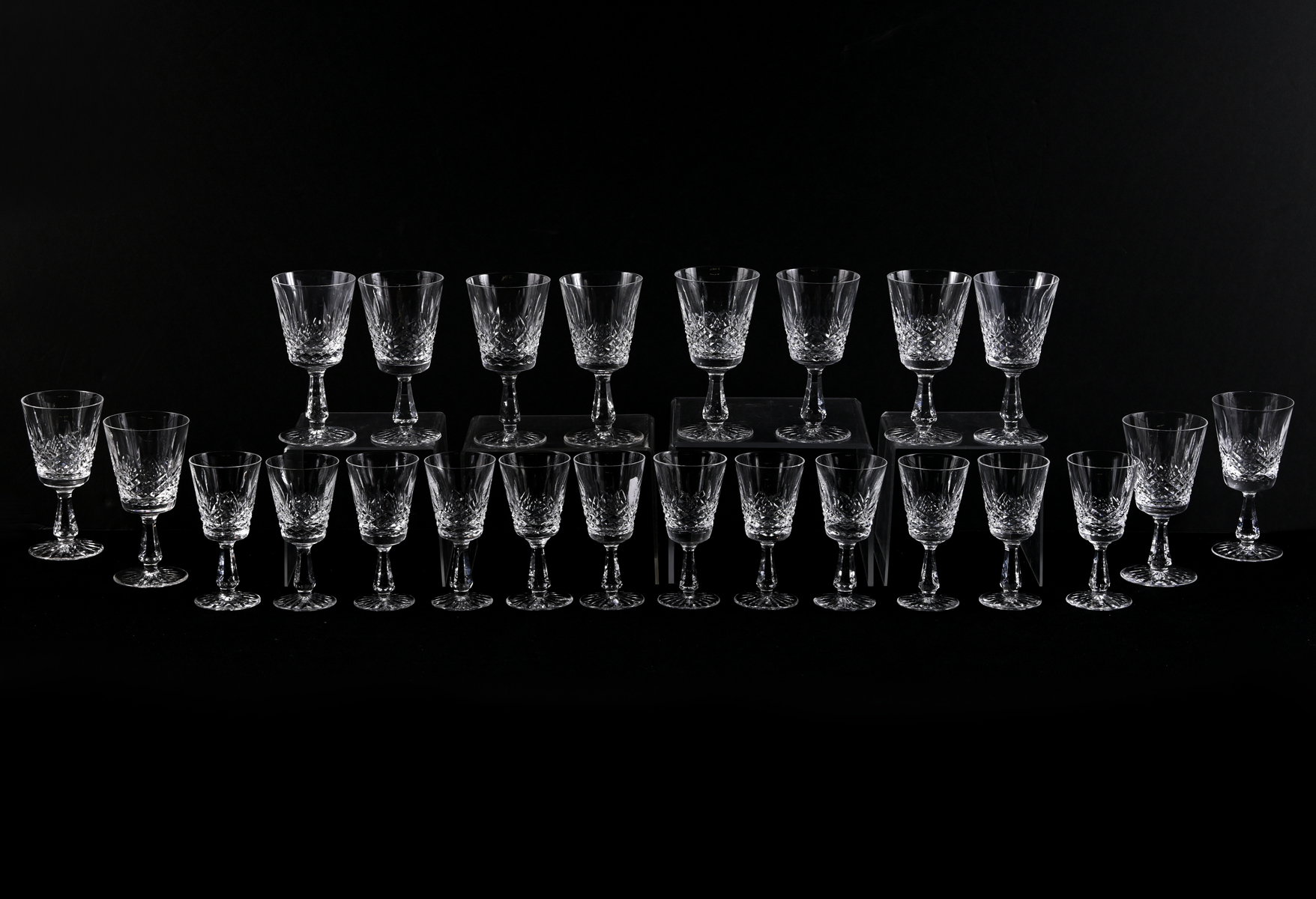 24 PC WATERFORD KENMARE CRYSTAL 36a73b