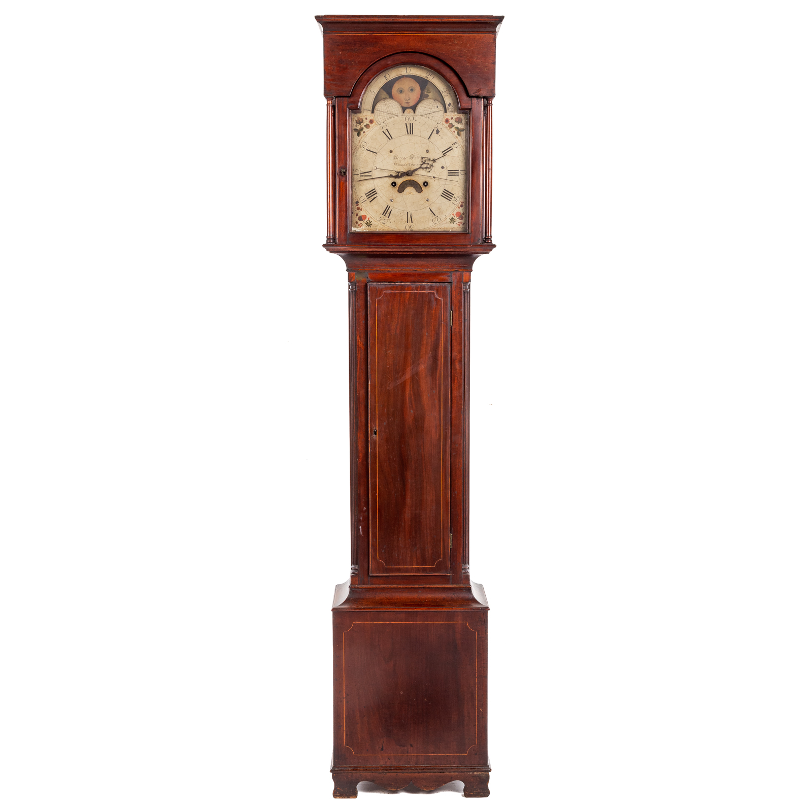 FEDERAL TALL CASE CLOCK BY GEORGE