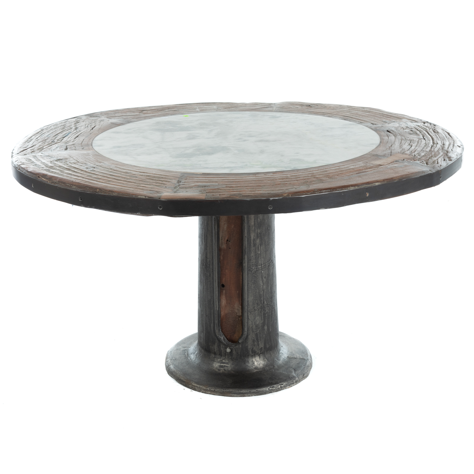 ROUND INDUSTRIAL RUSTIC DINING