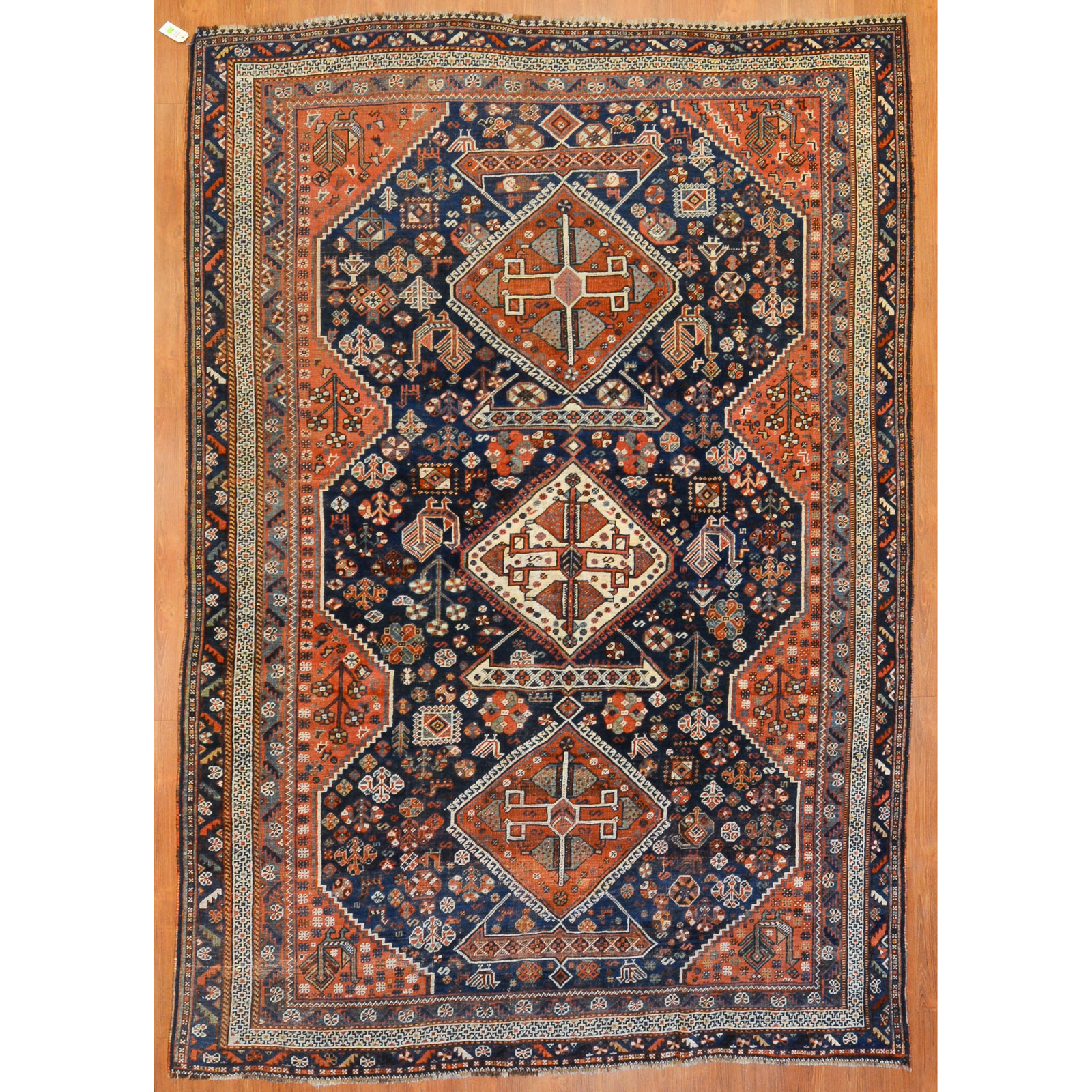 ANTIQUE GHASHGHAI RUG PERSIA  36a7cc