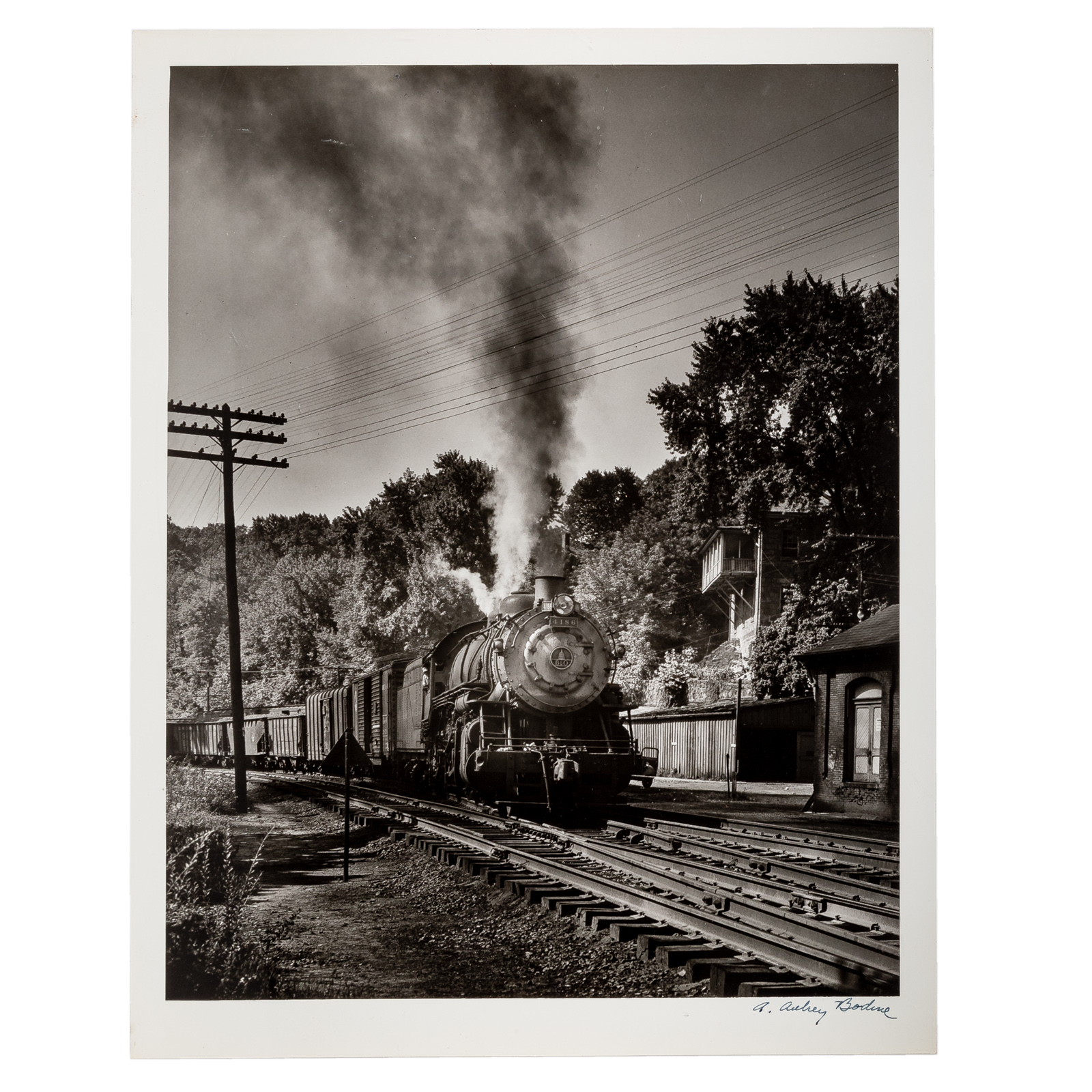 A. AUBREY BODINE. "B&O ENGINE 4186,"