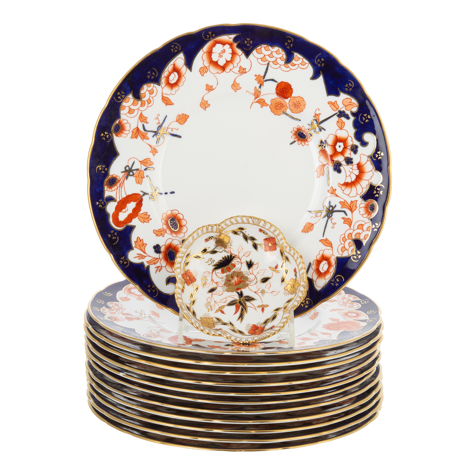 12 ROYAL CROWN DERBY CHINA IMARI 36a855