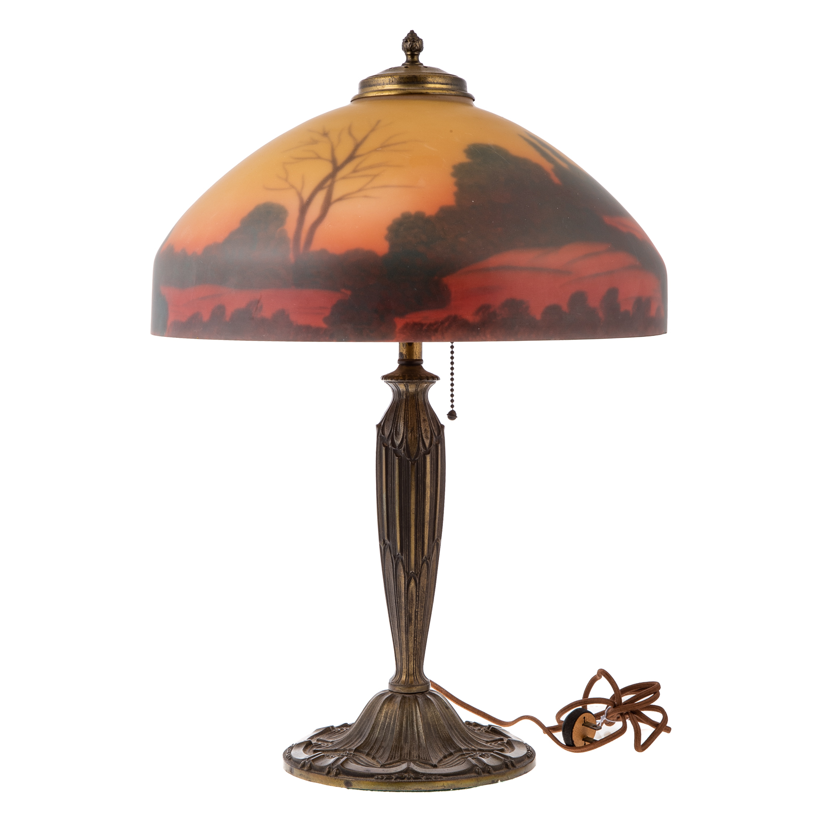 ARTS & CRAFTS LAMP WITH REVERSE
