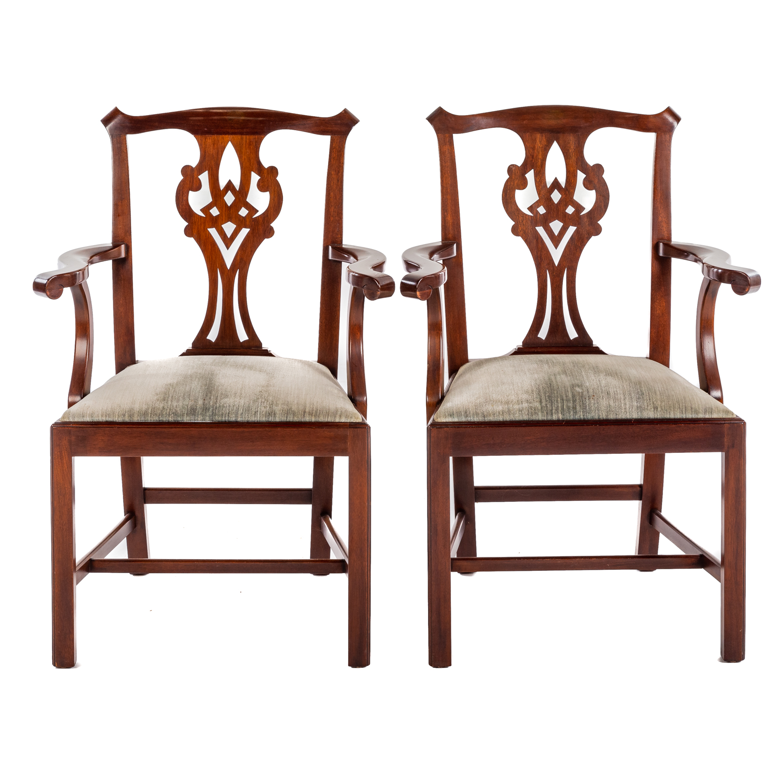 A PAIR OF HENKEL HARRIS CHIPPENDALE