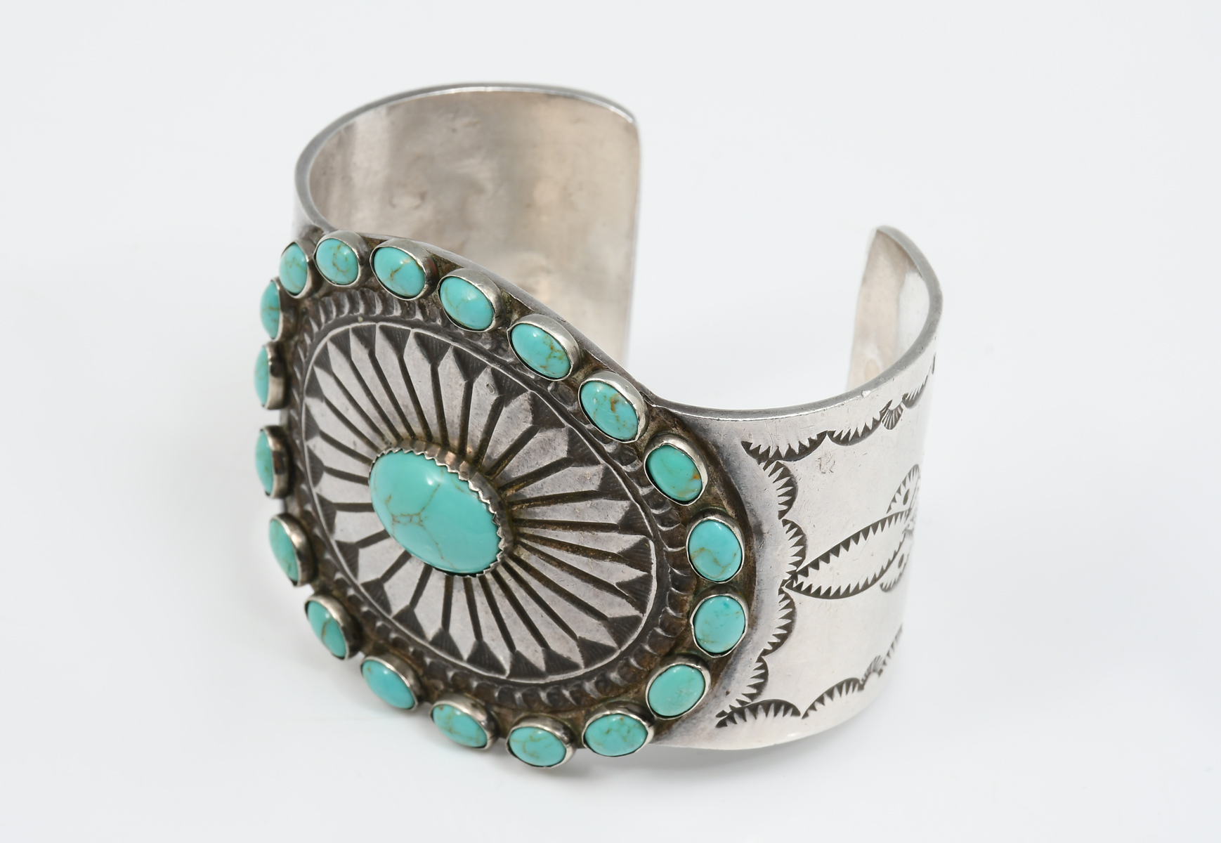 SIGNED NATIVE AMERICAN TURQUOISE 36a8f9