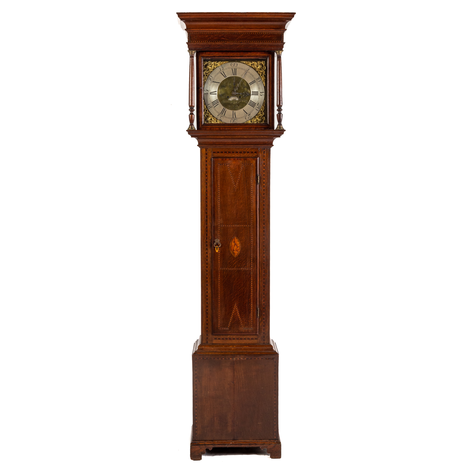 GEORGE II TALL CASE CLOCK, JOHN