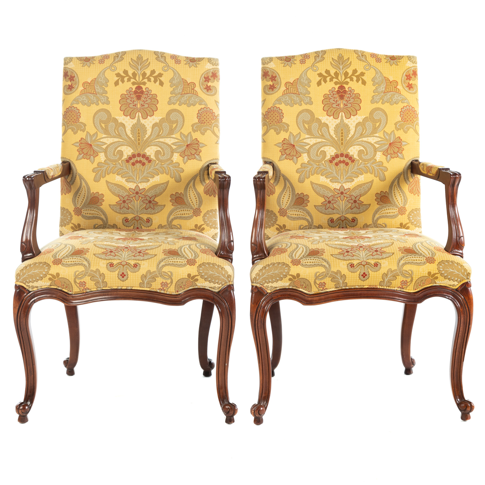 A PAIR OF HICKORY CHAIR LOUIS XV 36a9a8