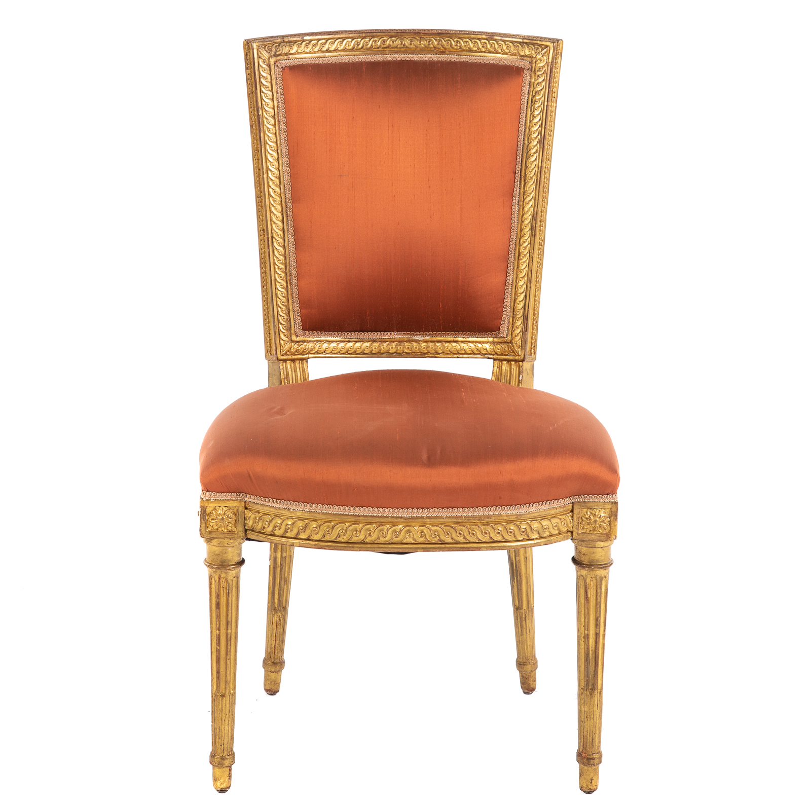 LOUIS XVI GILTWOOD SIDE CHAIR Circa 36a9e7