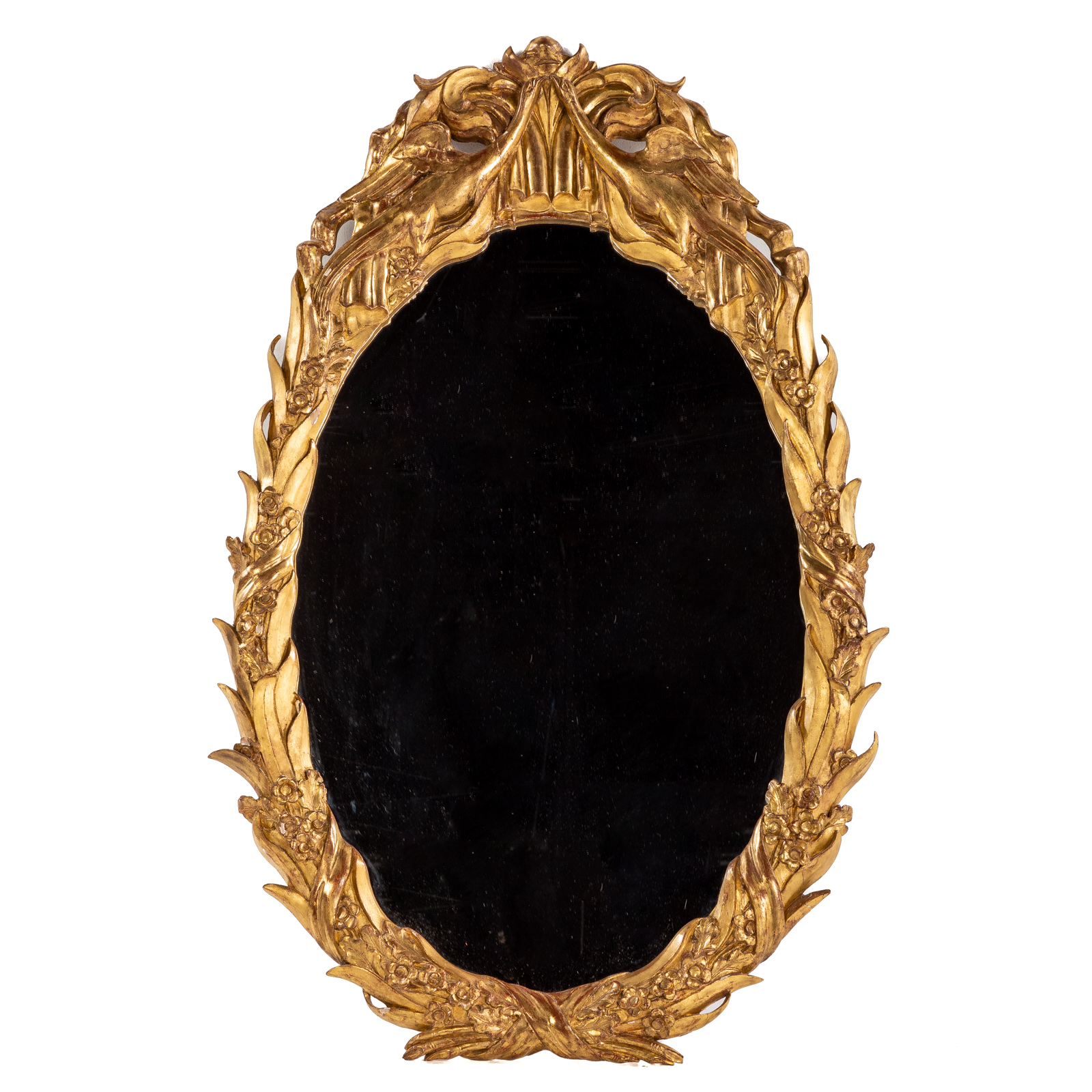 ITALIAN STYLE CARVED GILTWOOD MIRROR 36a9f0