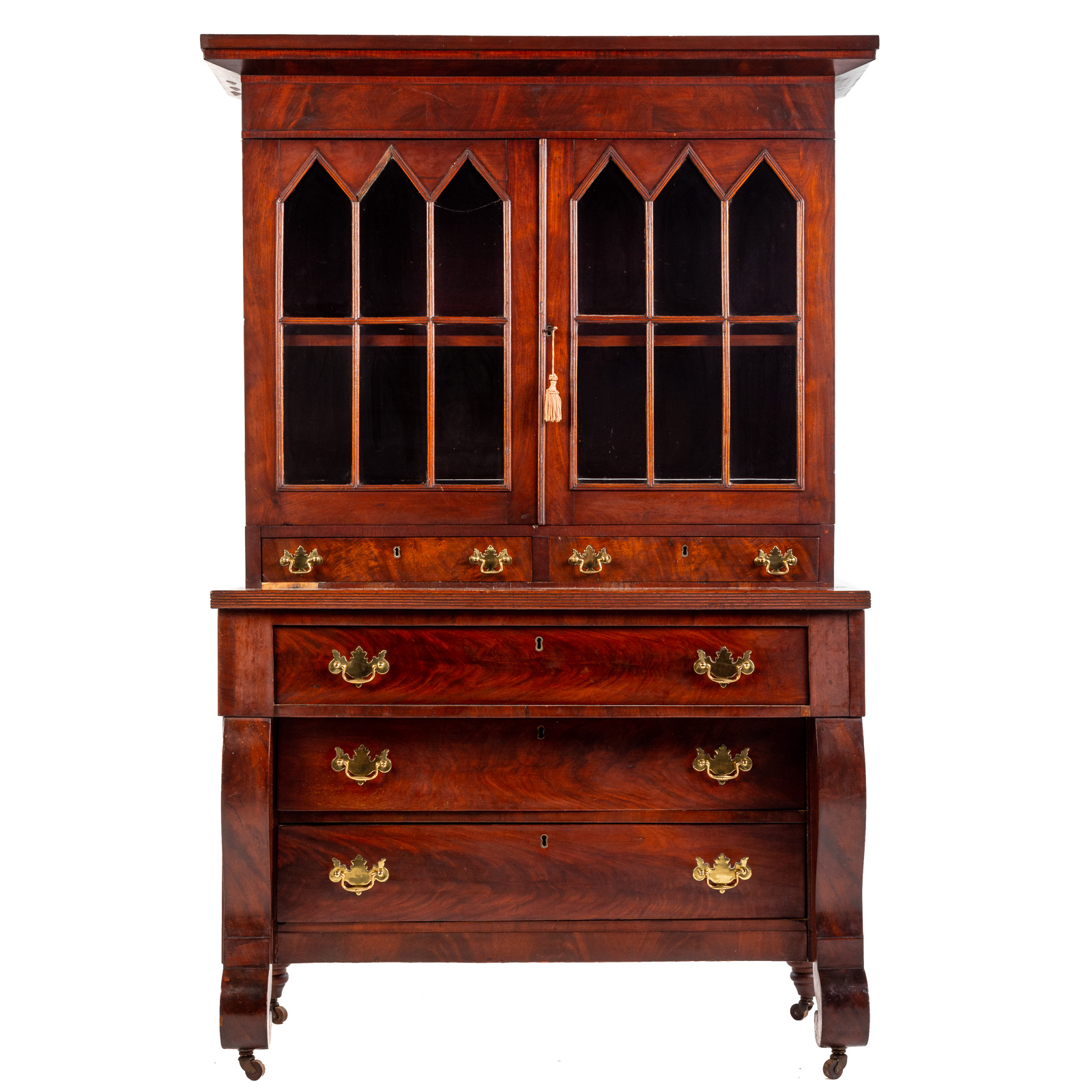 AMERICAN CLASSICAL MAHOGANY SECRETARY