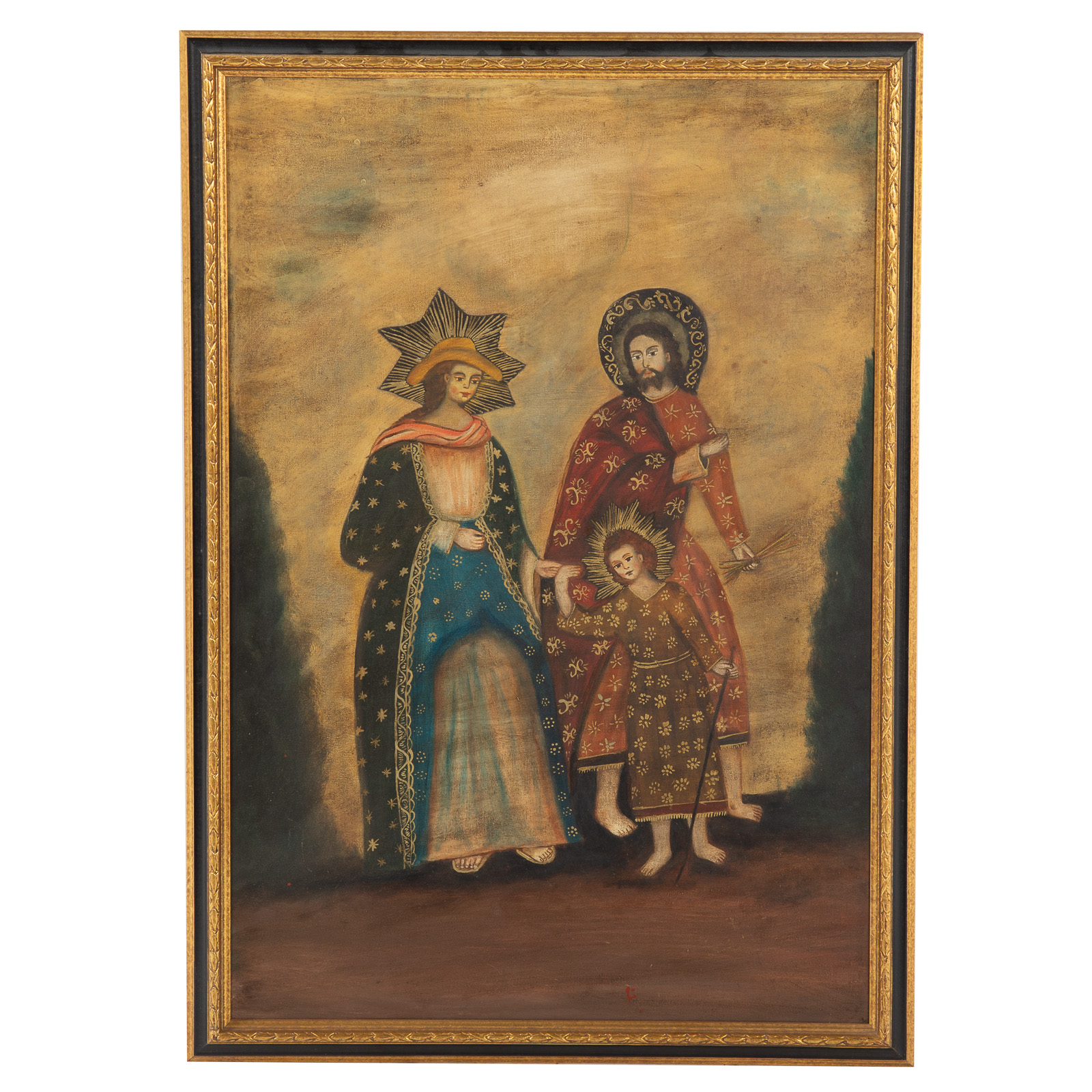 SPANISH COLONIAL RELIGIOUS FIGURES,