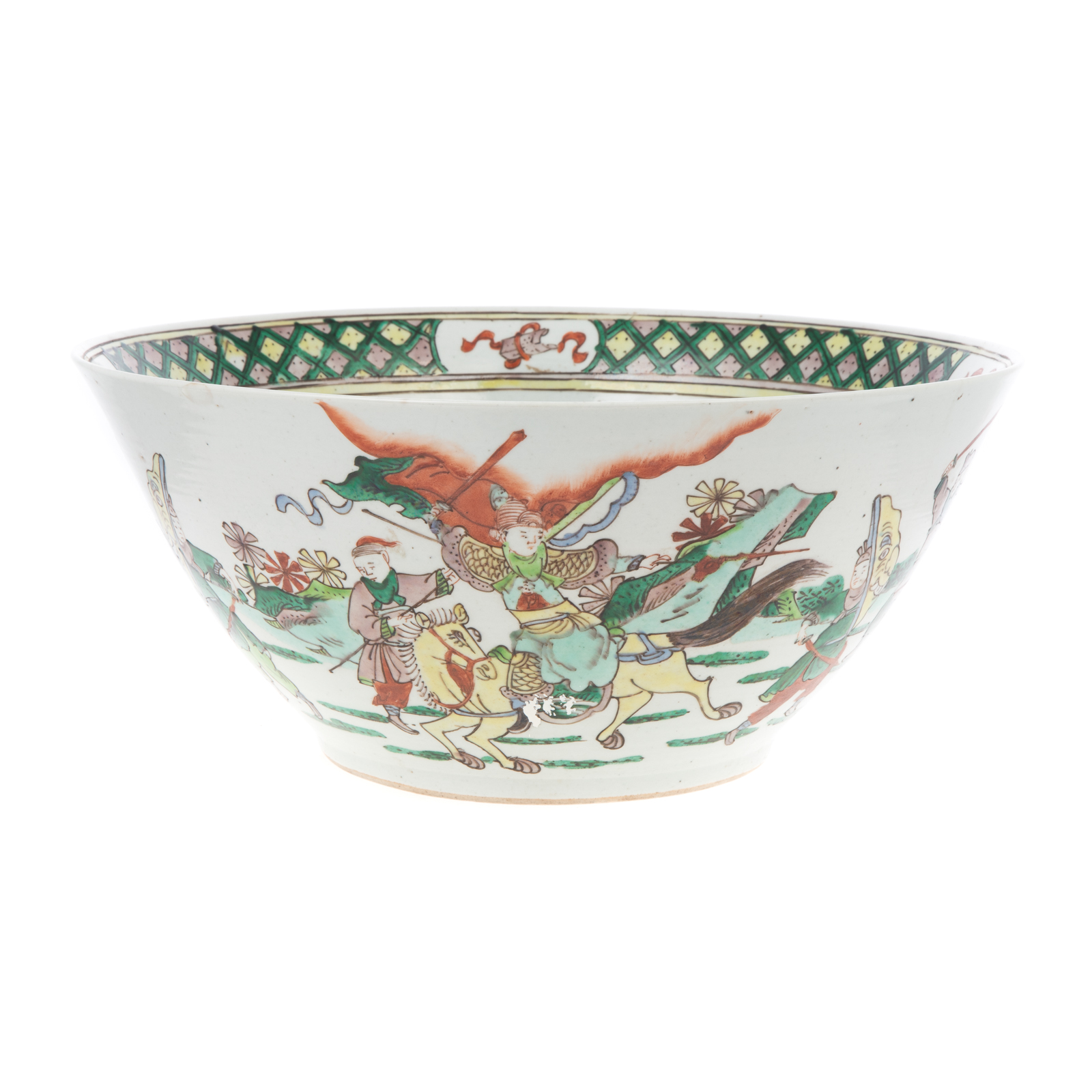 CHINESE EXPORT FAMILLE VERTE BOWL 36aabd