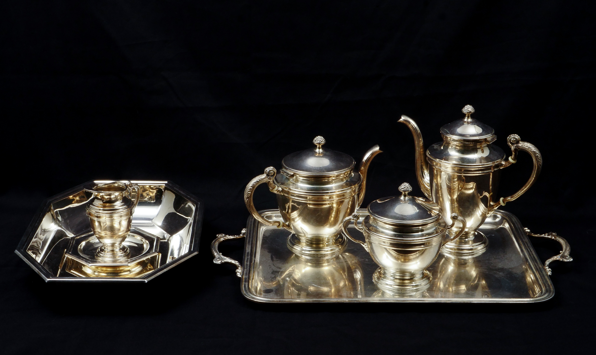 7 PC. FRENCH ERCUIS SILVERPLATE