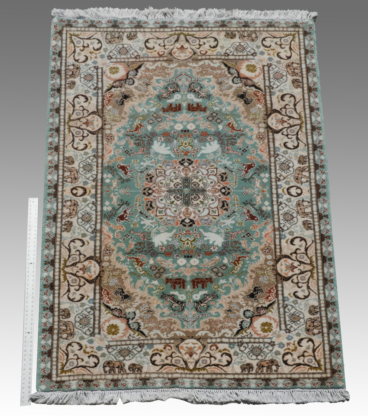 INDO PERSIAN HAND KNOTTED WOOL 36ab62